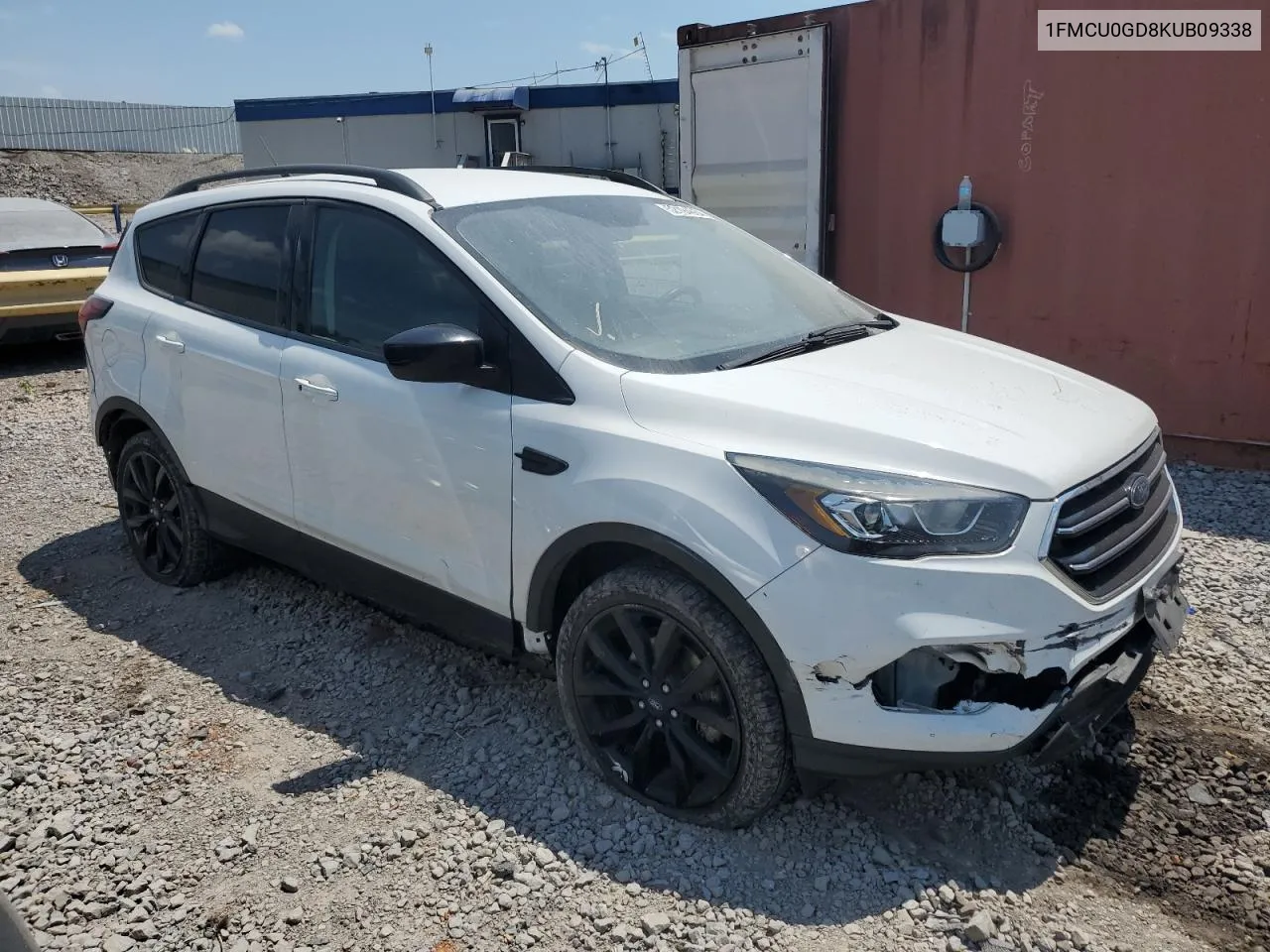 2019 Ford Escape Se VIN: 1FMCU0GD8KUB09338 Lot: 52194664