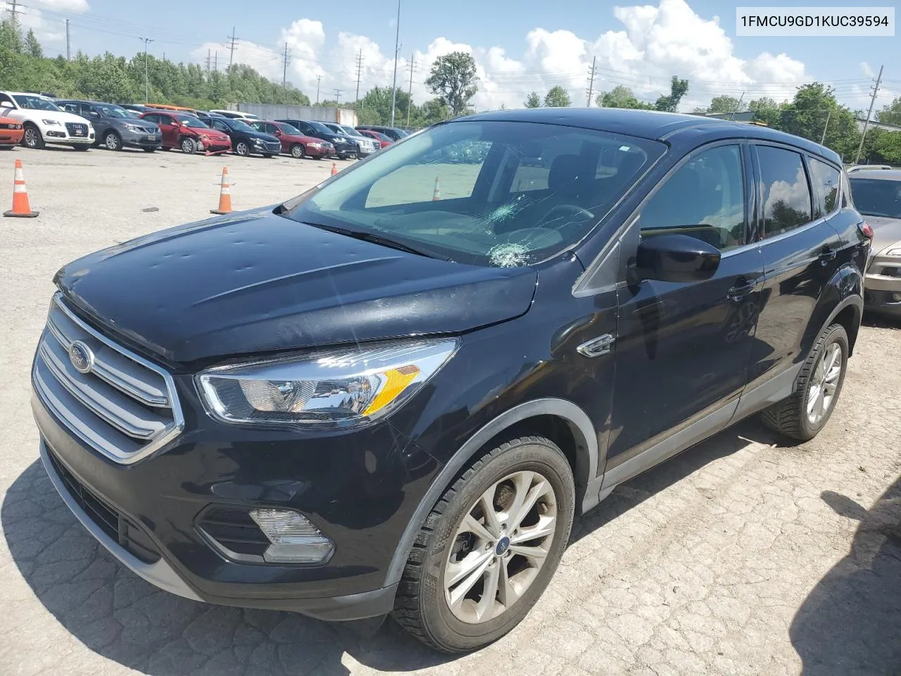 2019 Ford Escape Se VIN: 1FMCU9GD1KUC39594 Lot: 53088514