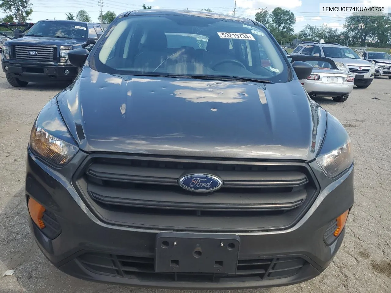 2019 Ford Escape S VIN: 1FMCU0F74KUA40756 Lot: 53219734