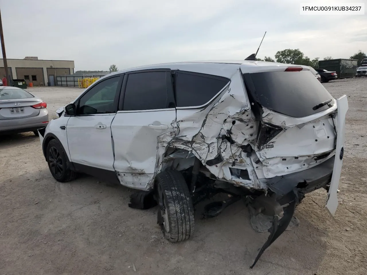 2019 Ford Escape Se VIN: 1FMCU0G91KUB34237 Lot: 61409974