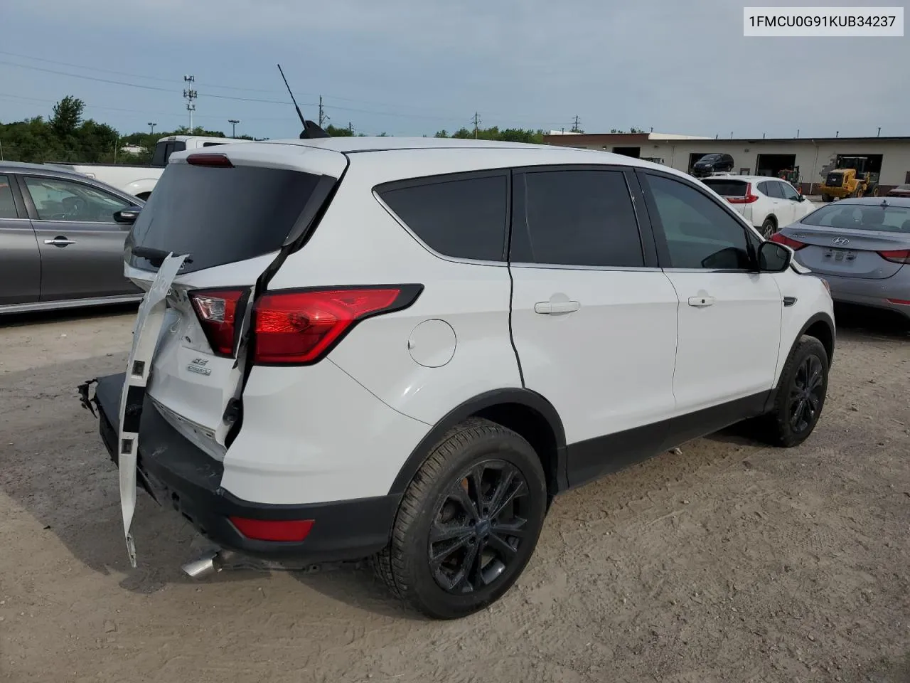 2019 Ford Escape Se VIN: 1FMCU0G91KUB34237 Lot: 61409974