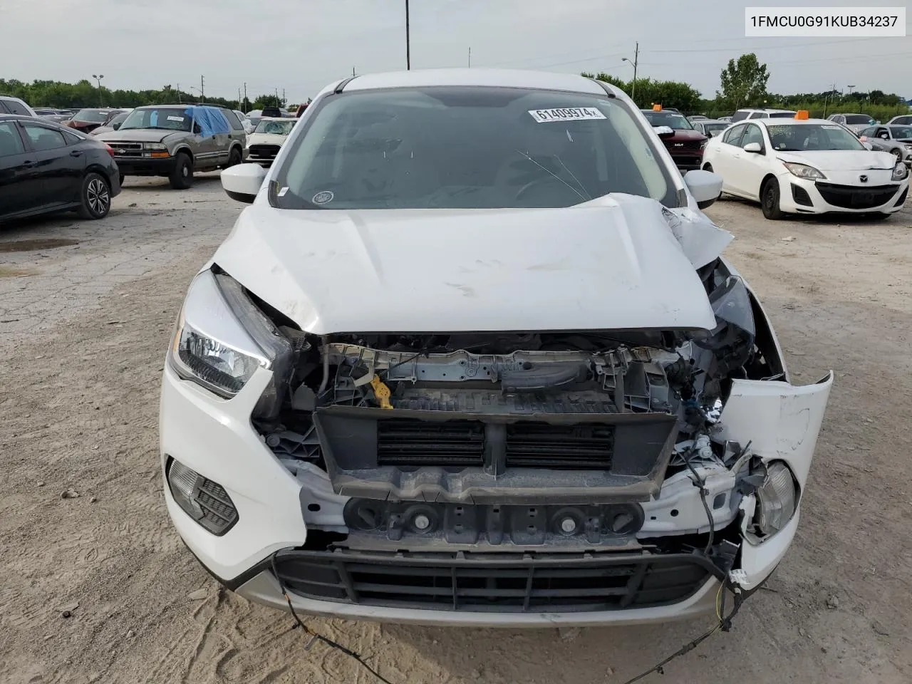 2019 Ford Escape Se VIN: 1FMCU0G91KUB34237 Lot: 61409974