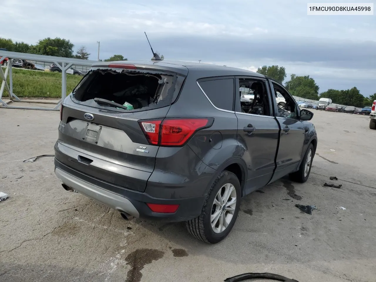 2019 Ford Escape Se VIN: 1FMCU9GD8KUA45998 Lot: 67117904