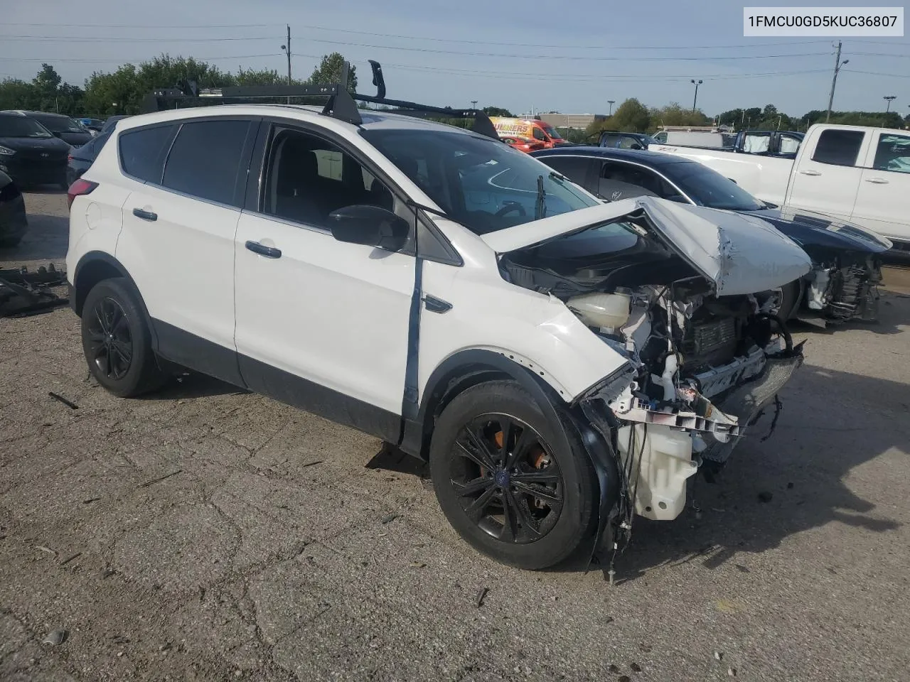 2019 Ford Escape Se VIN: 1FMCU0GD5KUC36807 Lot: 68370984