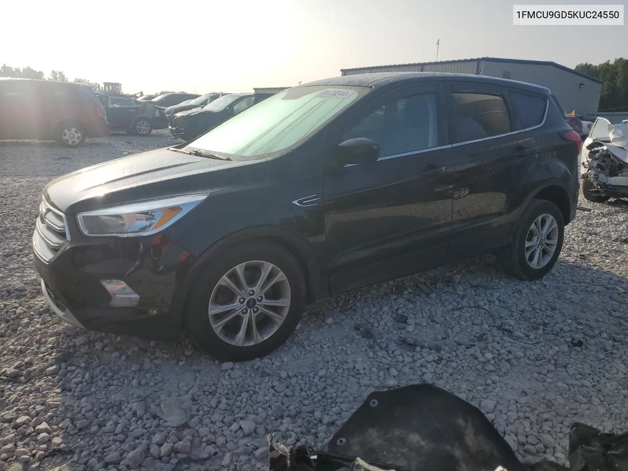 2019 Ford Escape Se VIN: 1FMCU9GD5KUC24550 Lot: 68473344