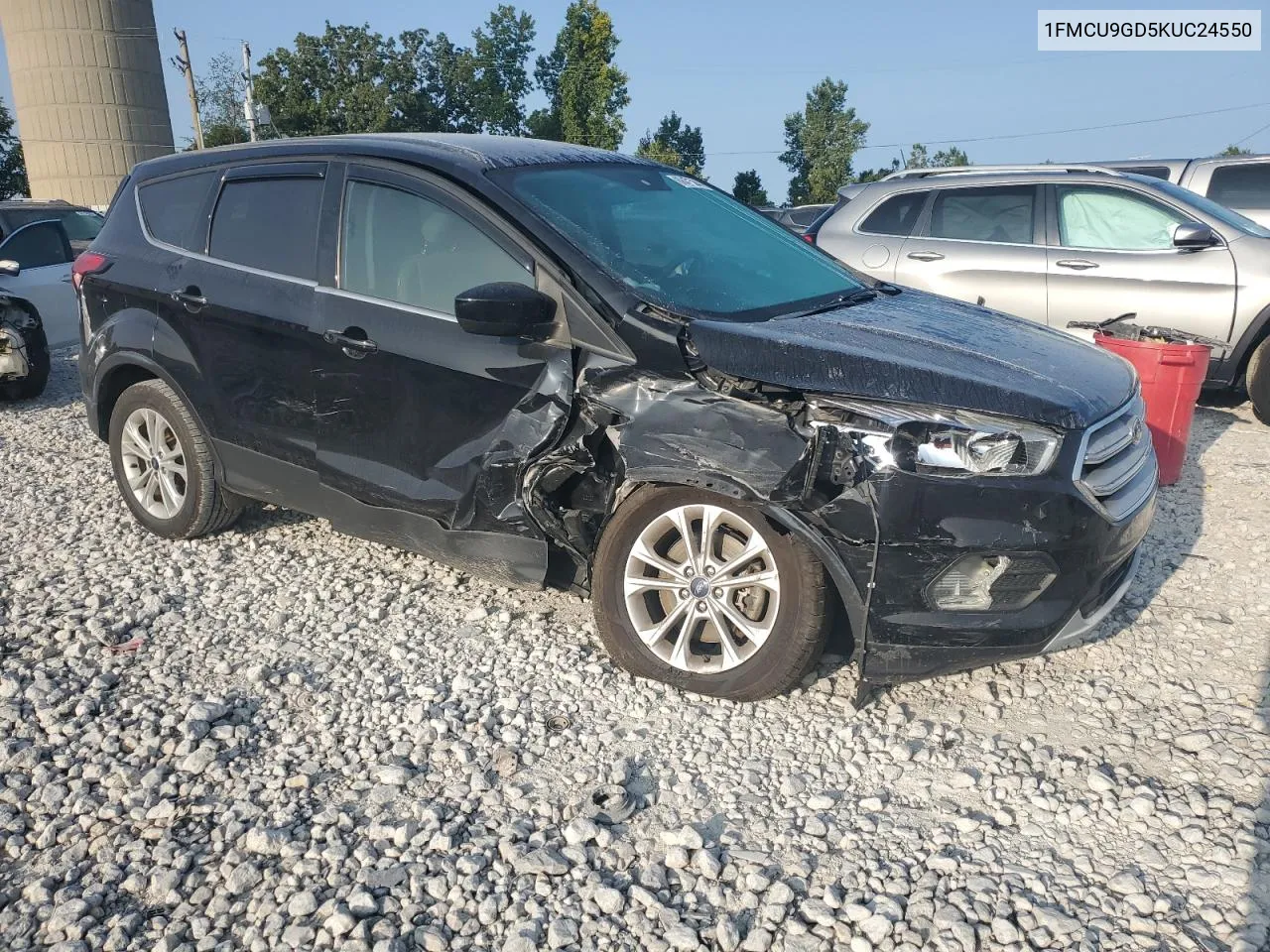 2019 Ford Escape Se VIN: 1FMCU9GD5KUC24550 Lot: 68473344