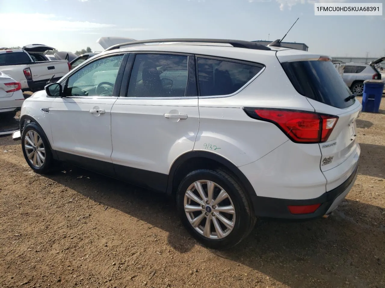 2019 Ford Escape Sel VIN: 1FMCU0HD5KUA68391 Lot: 68561774