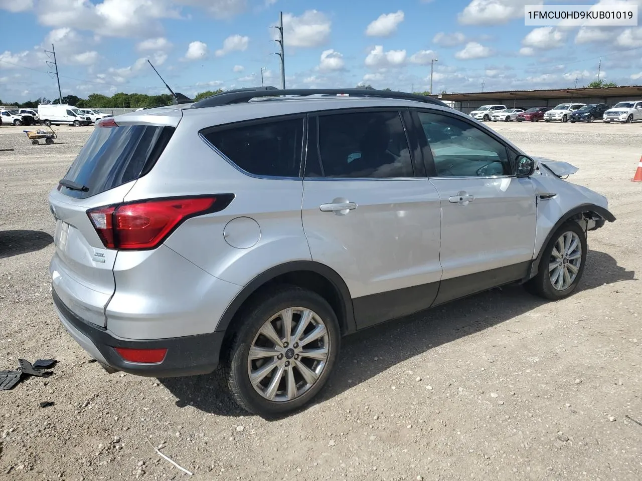 2019 Ford Escape Sel VIN: 1FMCU0HD9KUB01019 Lot: 68616644