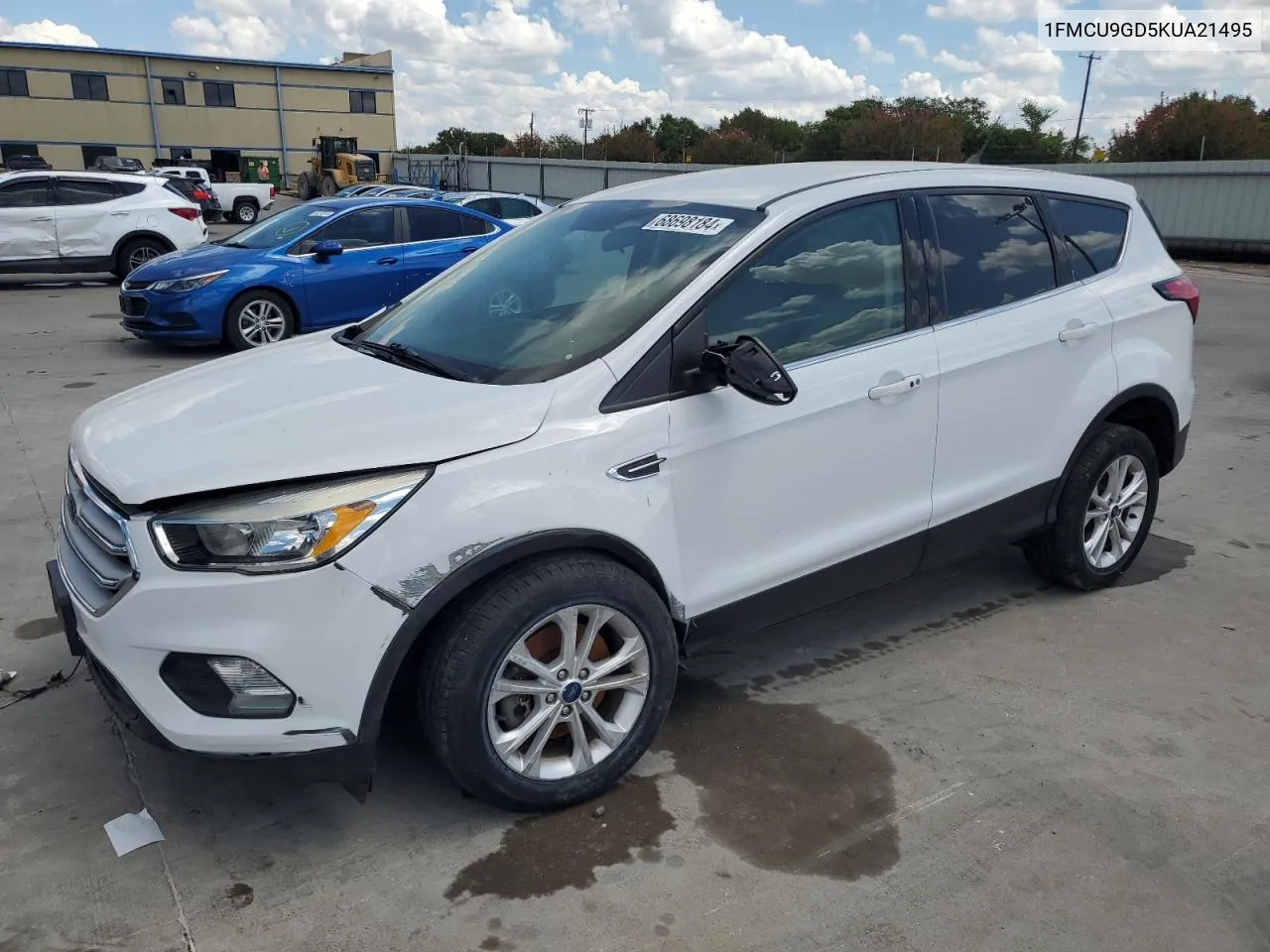 2019 Ford Escape Se VIN: 1FMCU9GD5KUA21495 Lot: 68698184