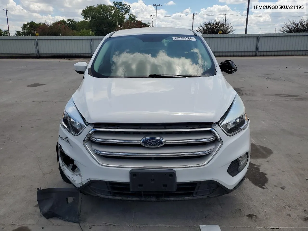 2019 Ford Escape Se VIN: 1FMCU9GD5KUA21495 Lot: 68698184