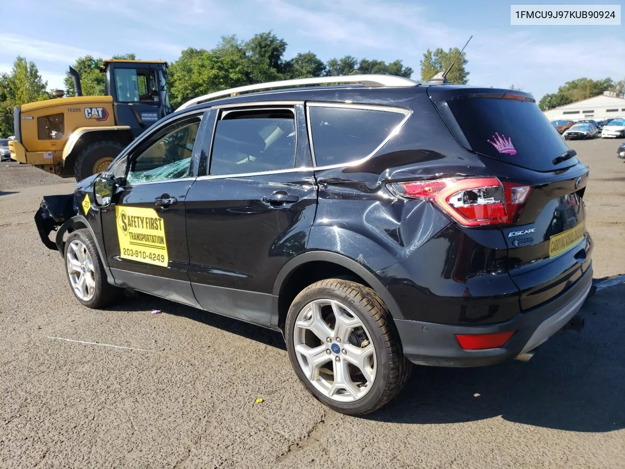 2019 Ford Escape Titanium VIN: 1FMCU9J97KUB90924 Lot: 69860734