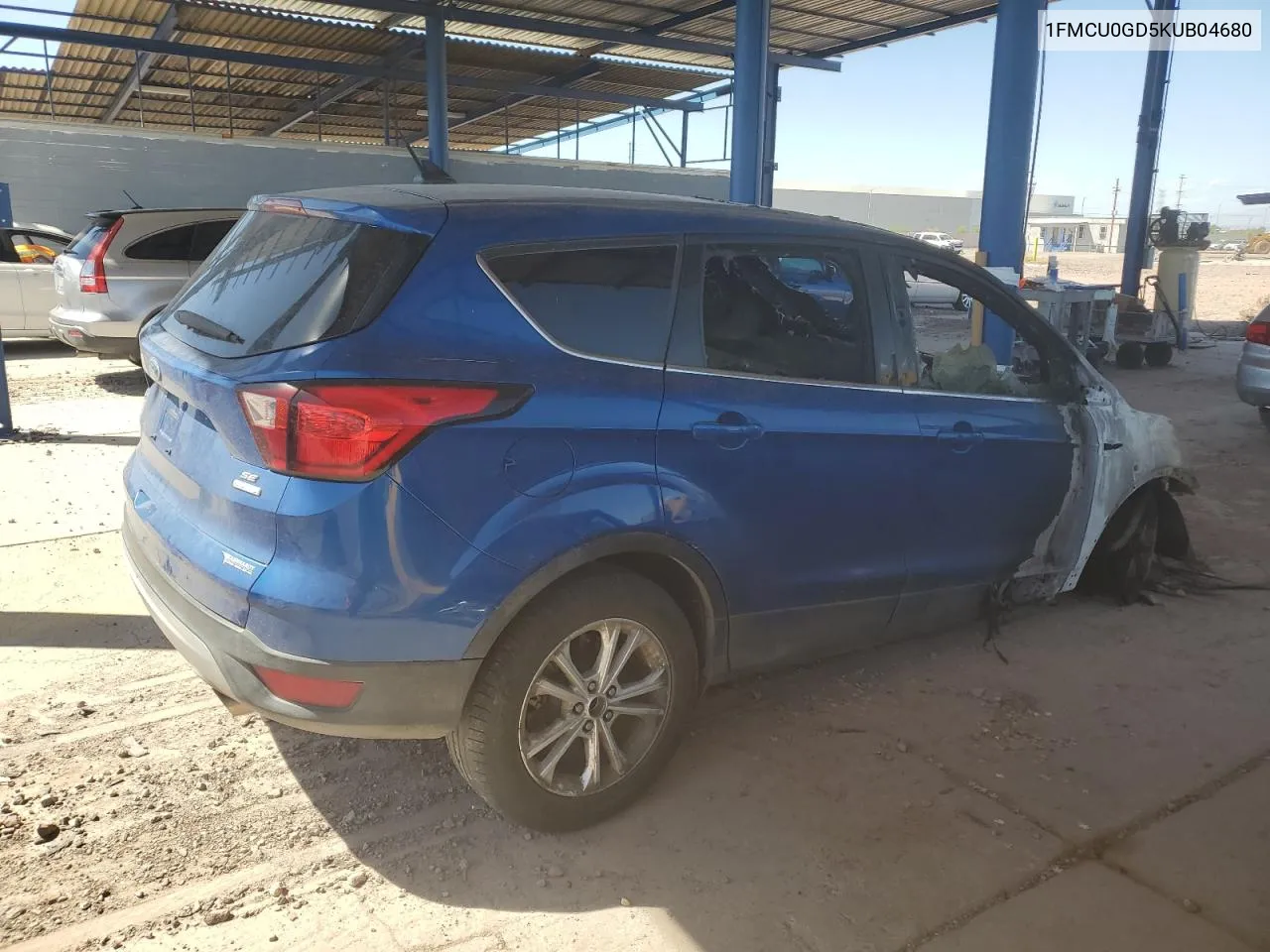 1FMCU0GD5KUB04680 2019 Ford Escape Se