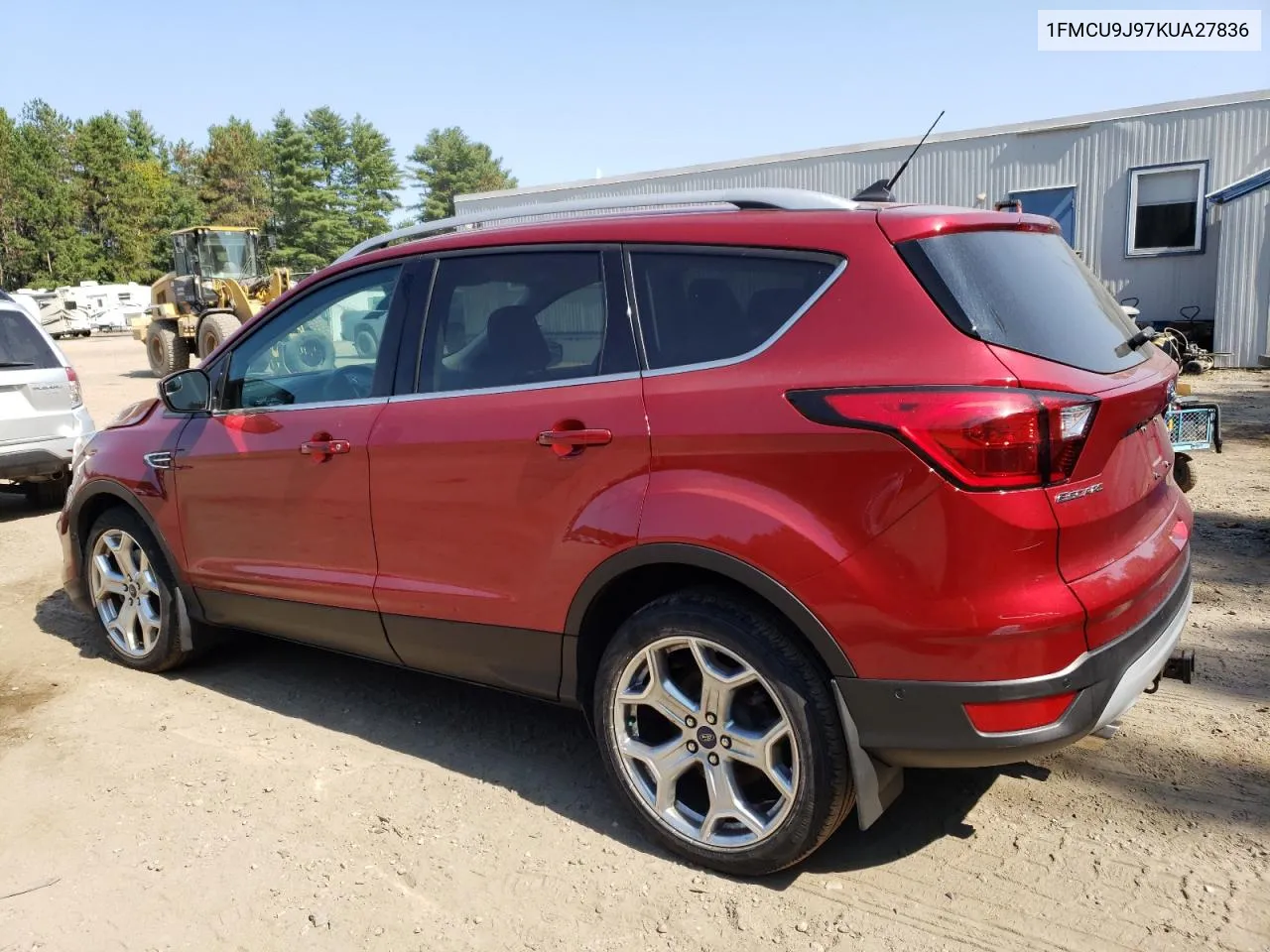 2019 Ford Escape Titanium VIN: 1FMCU9J97KUA27836 Lot: 71915254