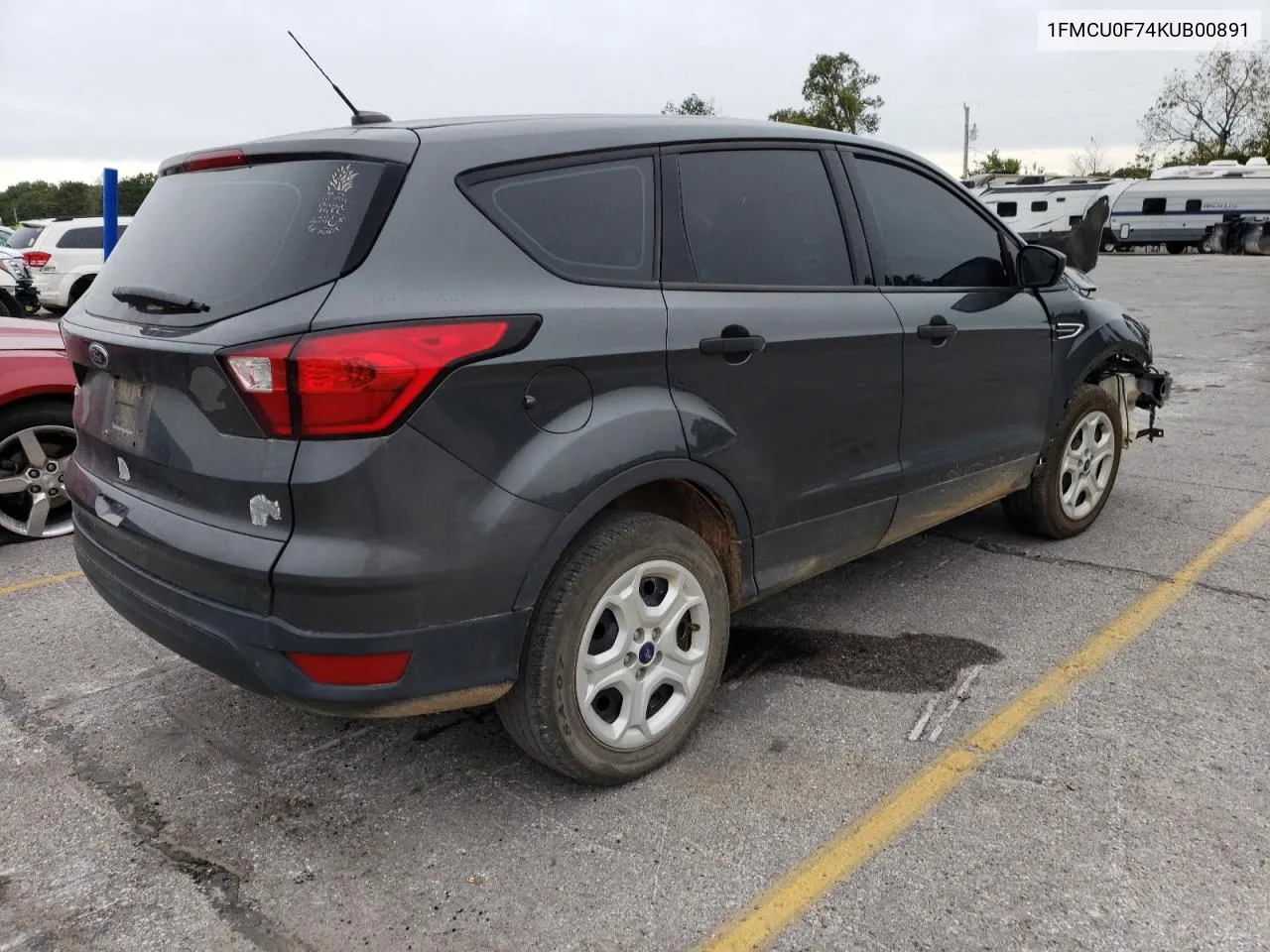 2019 Ford Escape S VIN: 1FMCU0F74KUB00891 Lot: 73298954