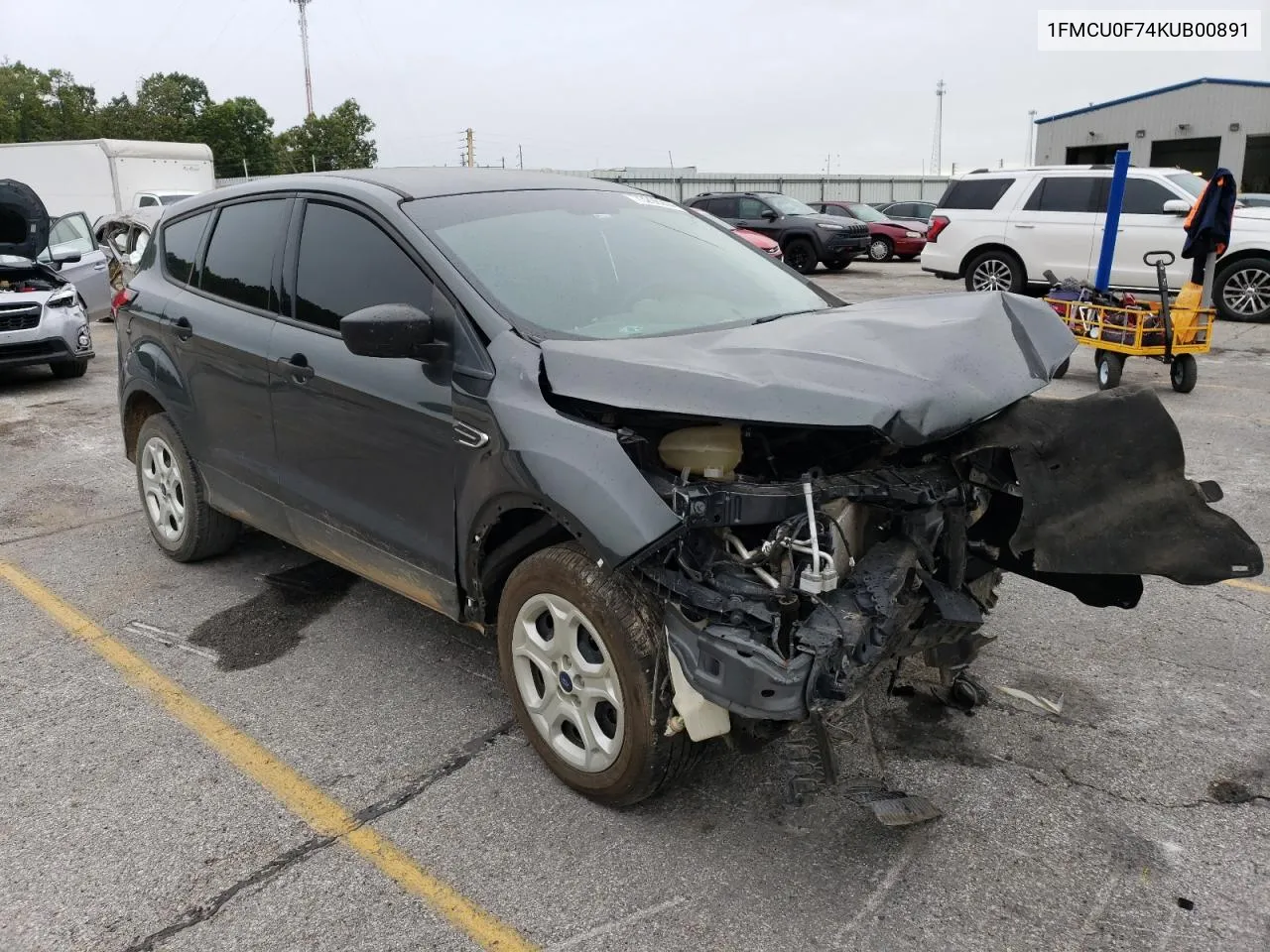 2019 Ford Escape S VIN: 1FMCU0F74KUB00891 Lot: 73298954