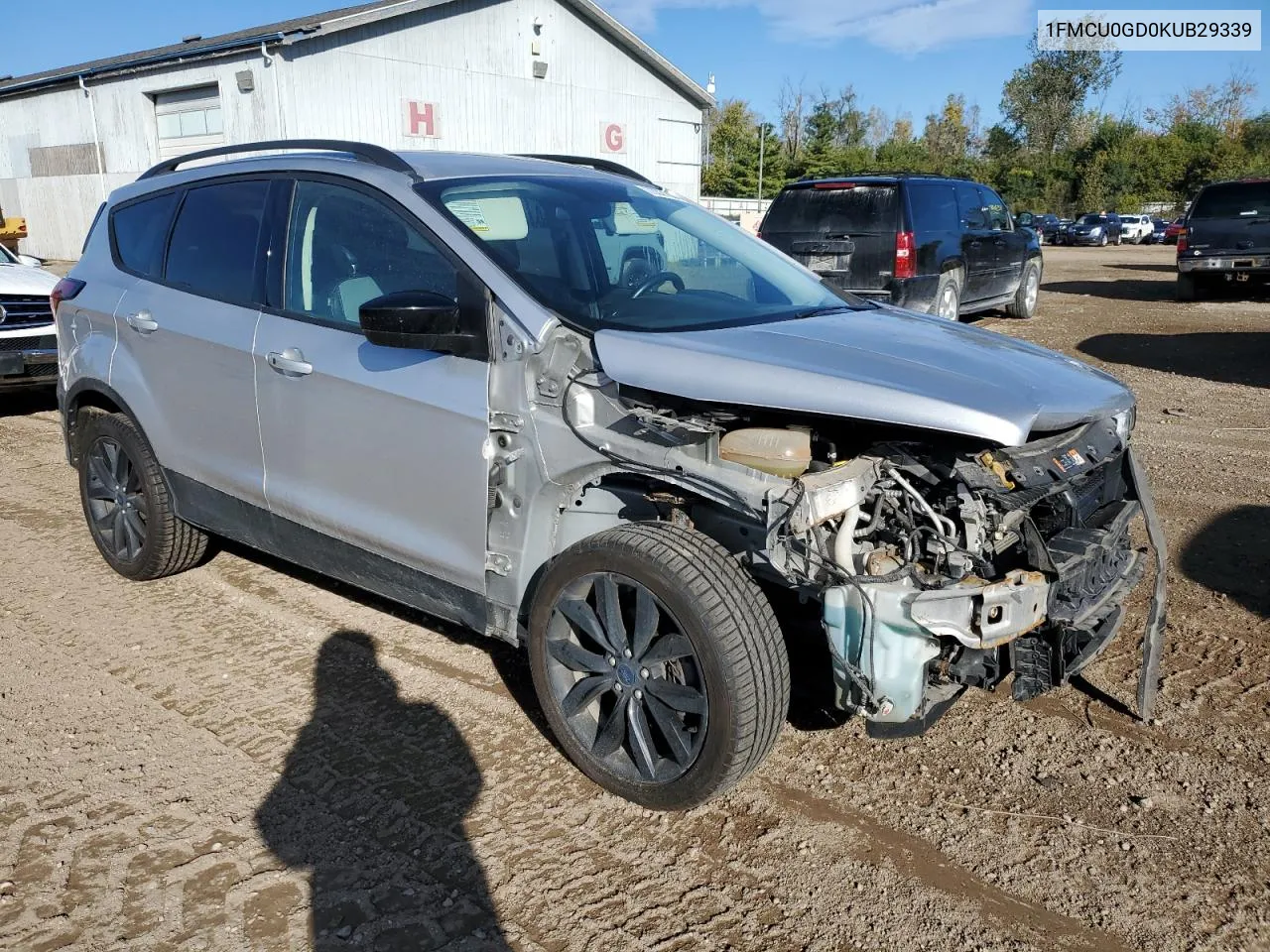 2019 Ford Escape Se VIN: 1FMCU0GD0KUB29339 Lot: 73321004