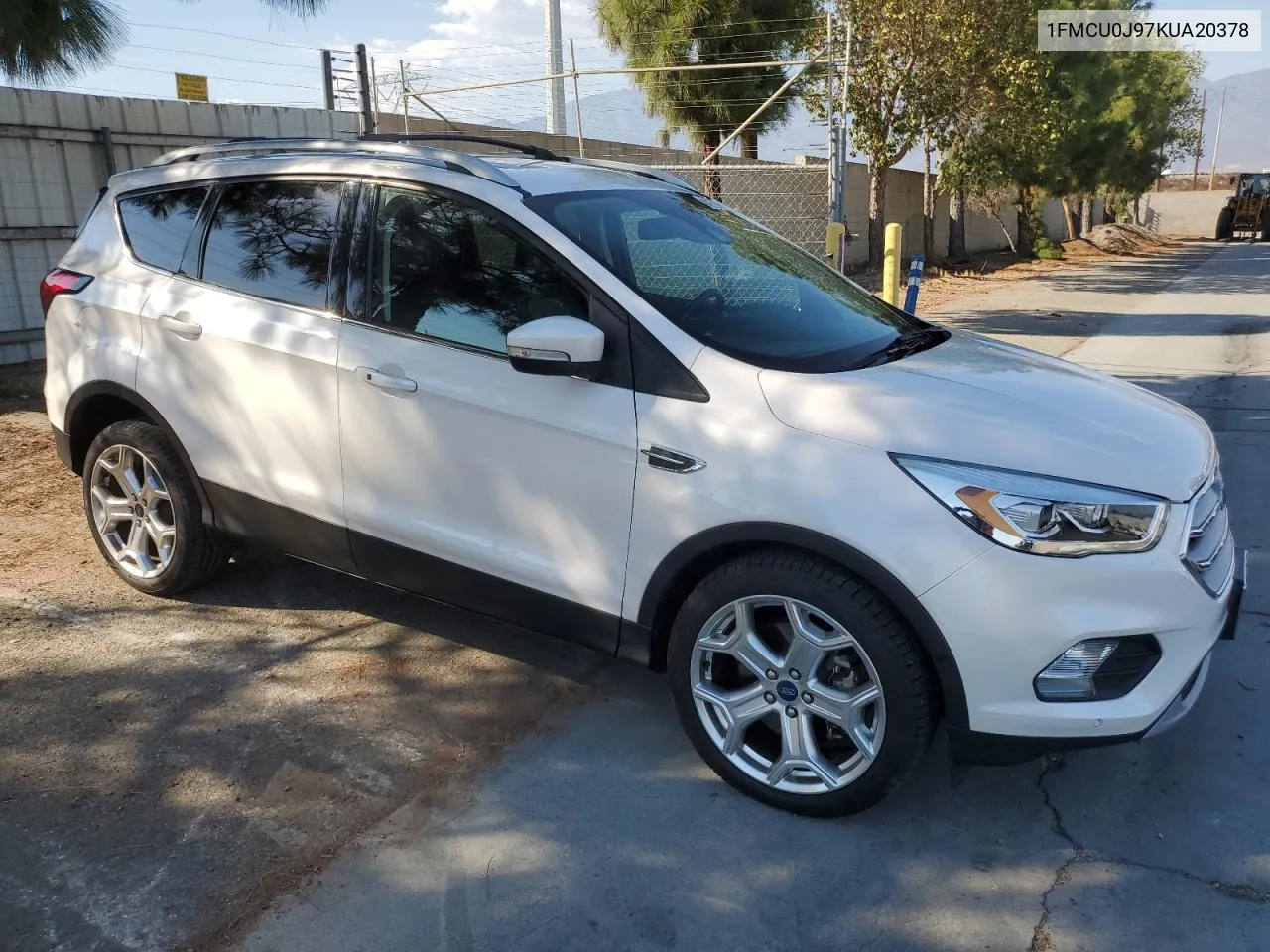 2019 Ford Escape Titanium VIN: 1FMCU0J97KUA20378 Lot: 73500504