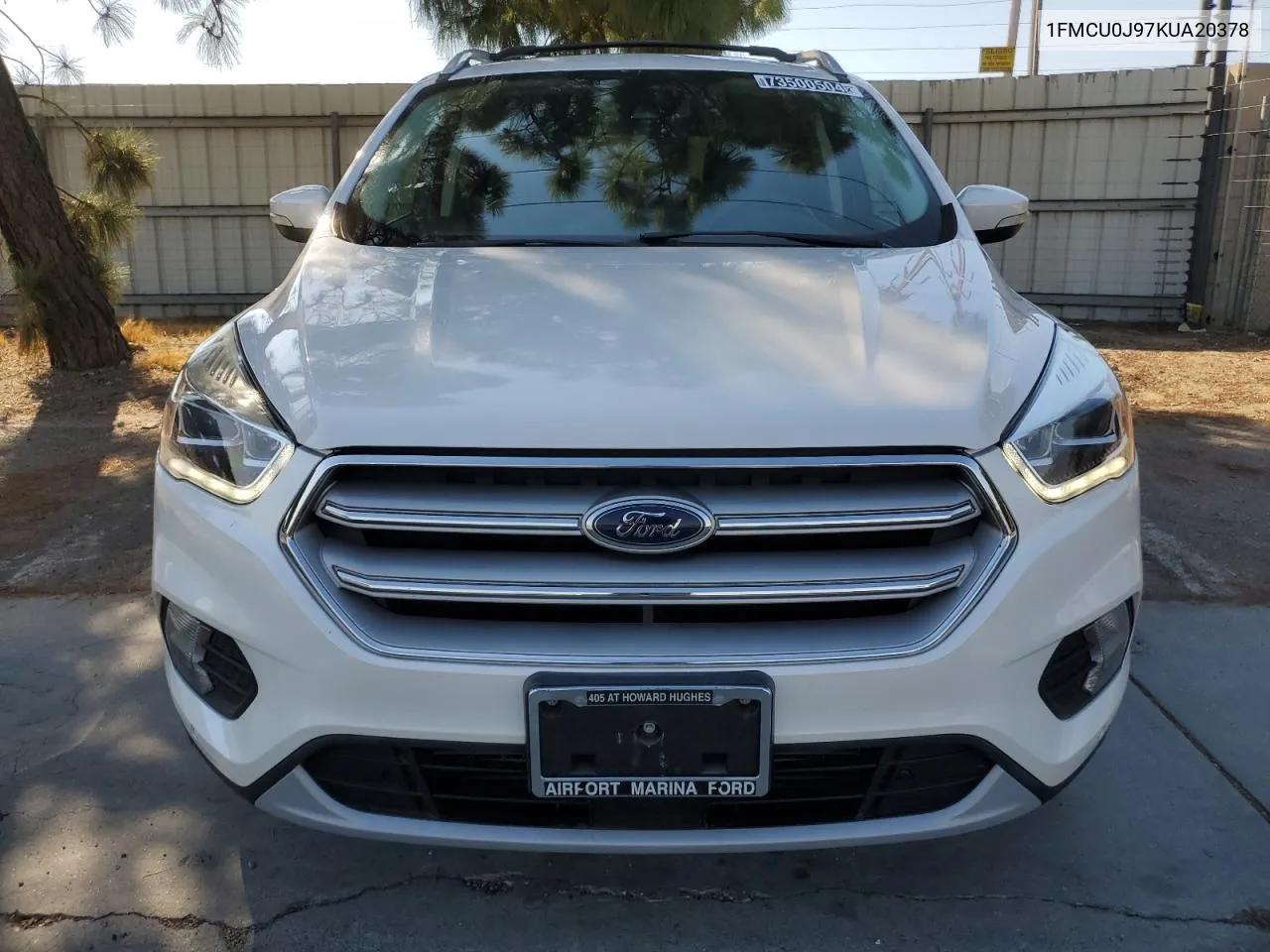 2019 Ford Escape Titanium VIN: 1FMCU0J97KUA20378 Lot: 73500504