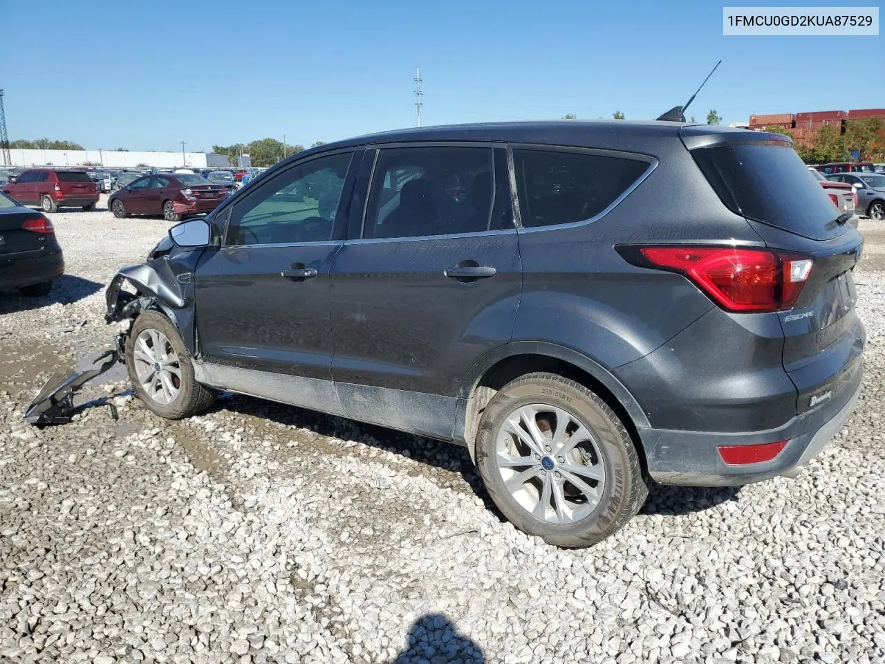 2019 Ford Escape Se VIN: 1FMCU0GD2KUA87529 Lot: 73548254