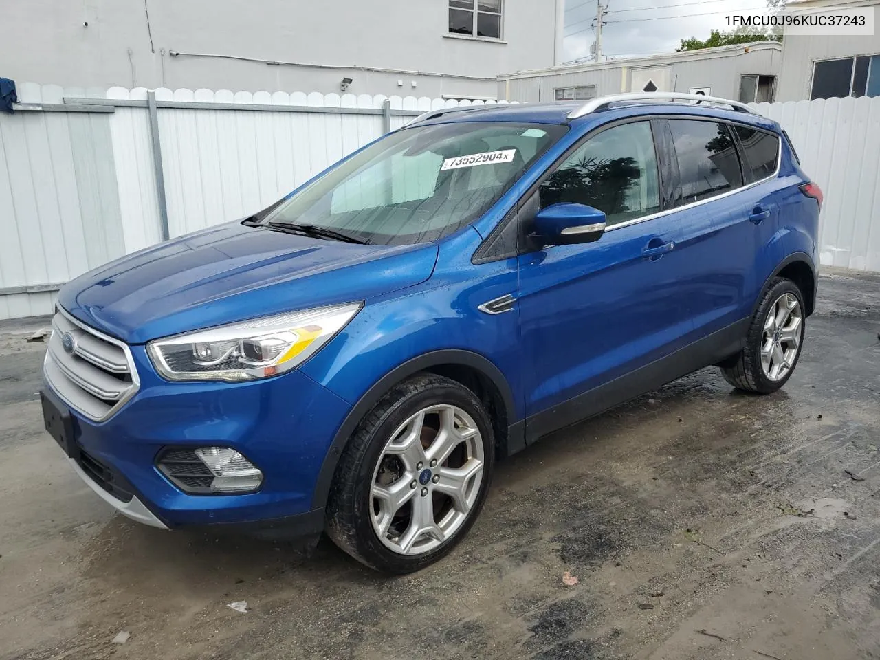 2019 Ford Escape Titanium VIN: 1FMCU0J96KUC37243 Lot: 73552904