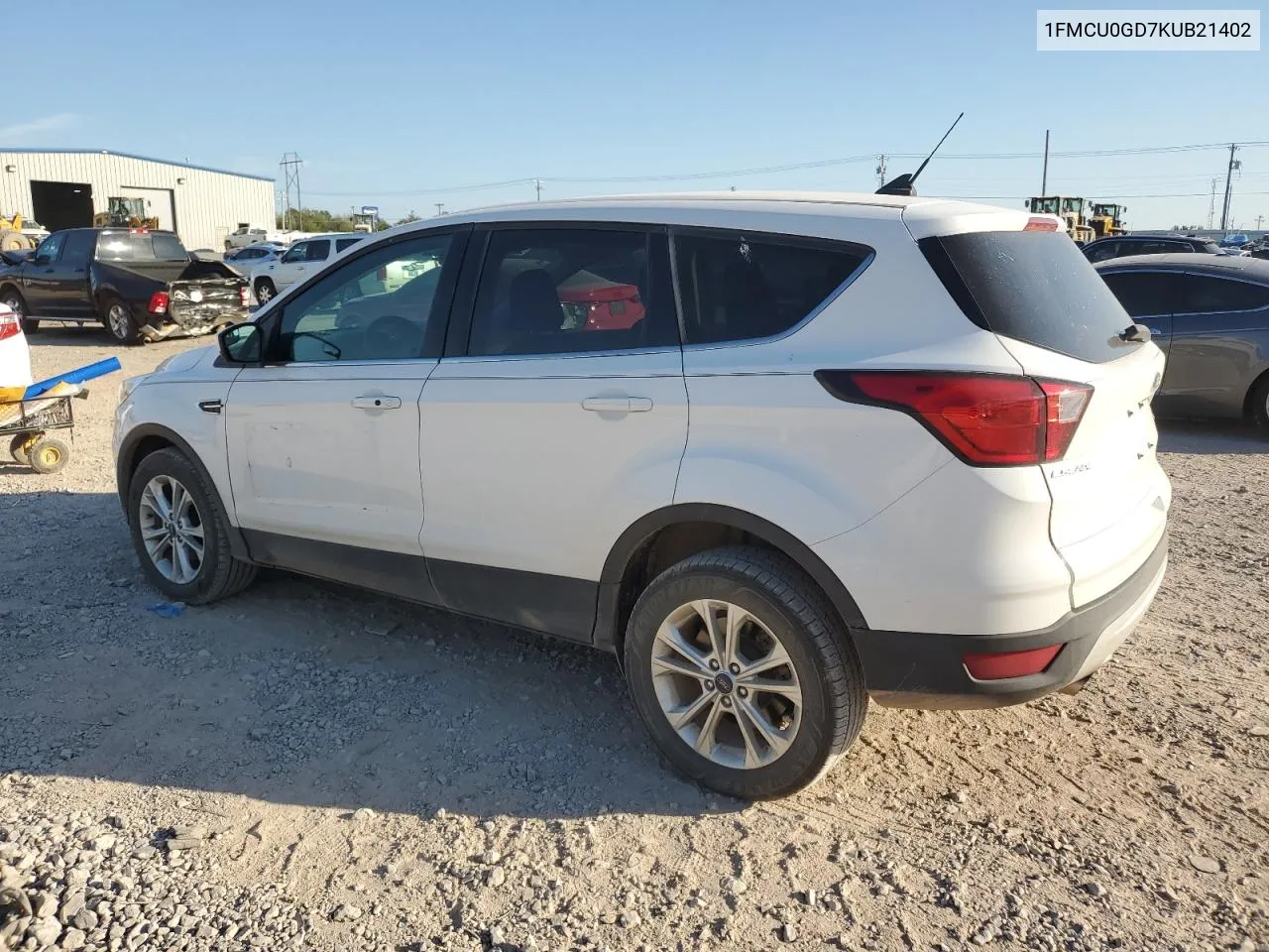 2019 Ford Escape Se VIN: 1FMCU0GD7KUB21402 Lot: 73554454