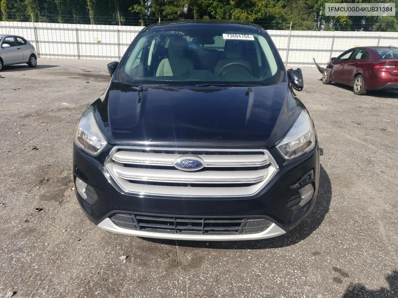 2019 Ford Escape Se VIN: 1FMCU0GD4KUB31384 Lot: 73604704