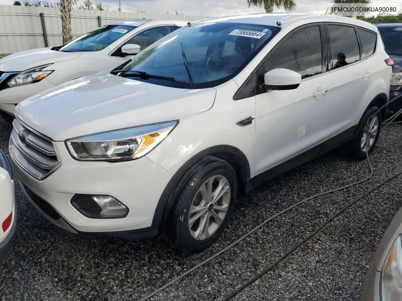 2019 Ford Escape Se VIN: 1FMCU0GD8KUA90080 Lot: 73666664