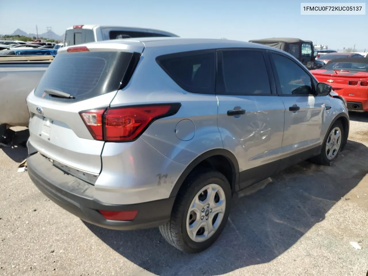 2019 Ford Escape S VIN: 1FMCU0F72KUC05137 Lot: 73992294