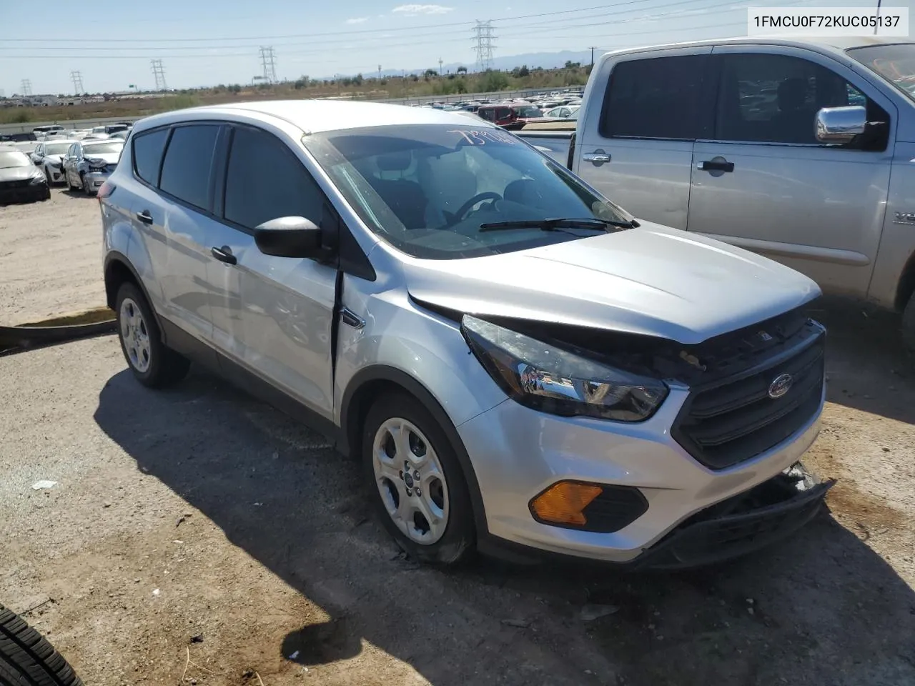 2019 Ford Escape S VIN: 1FMCU0F72KUC05137 Lot: 73992294