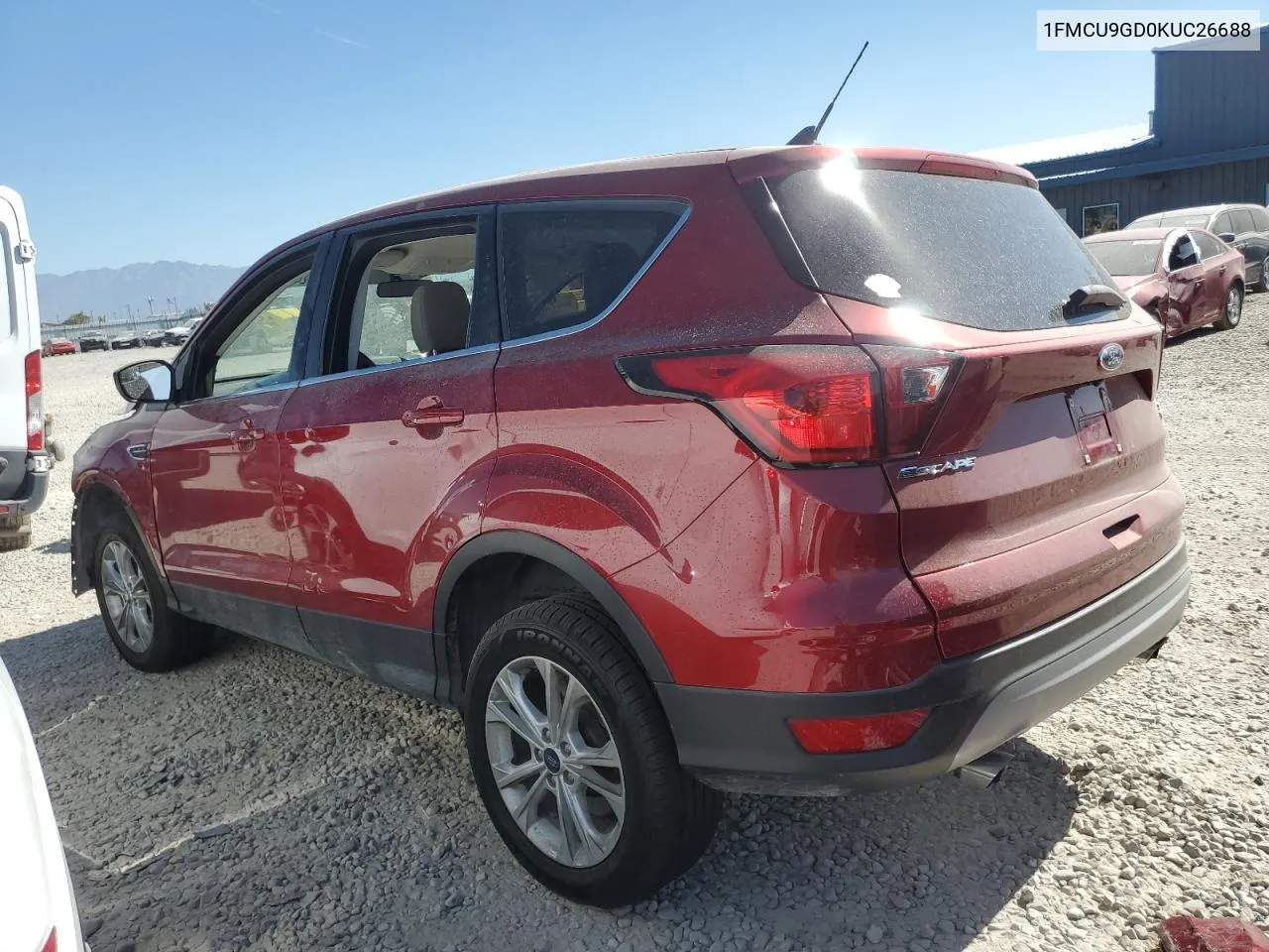 2019 Ford Escape Se VIN: 1FMCU9GD0KUC26688 Lot: 74032454