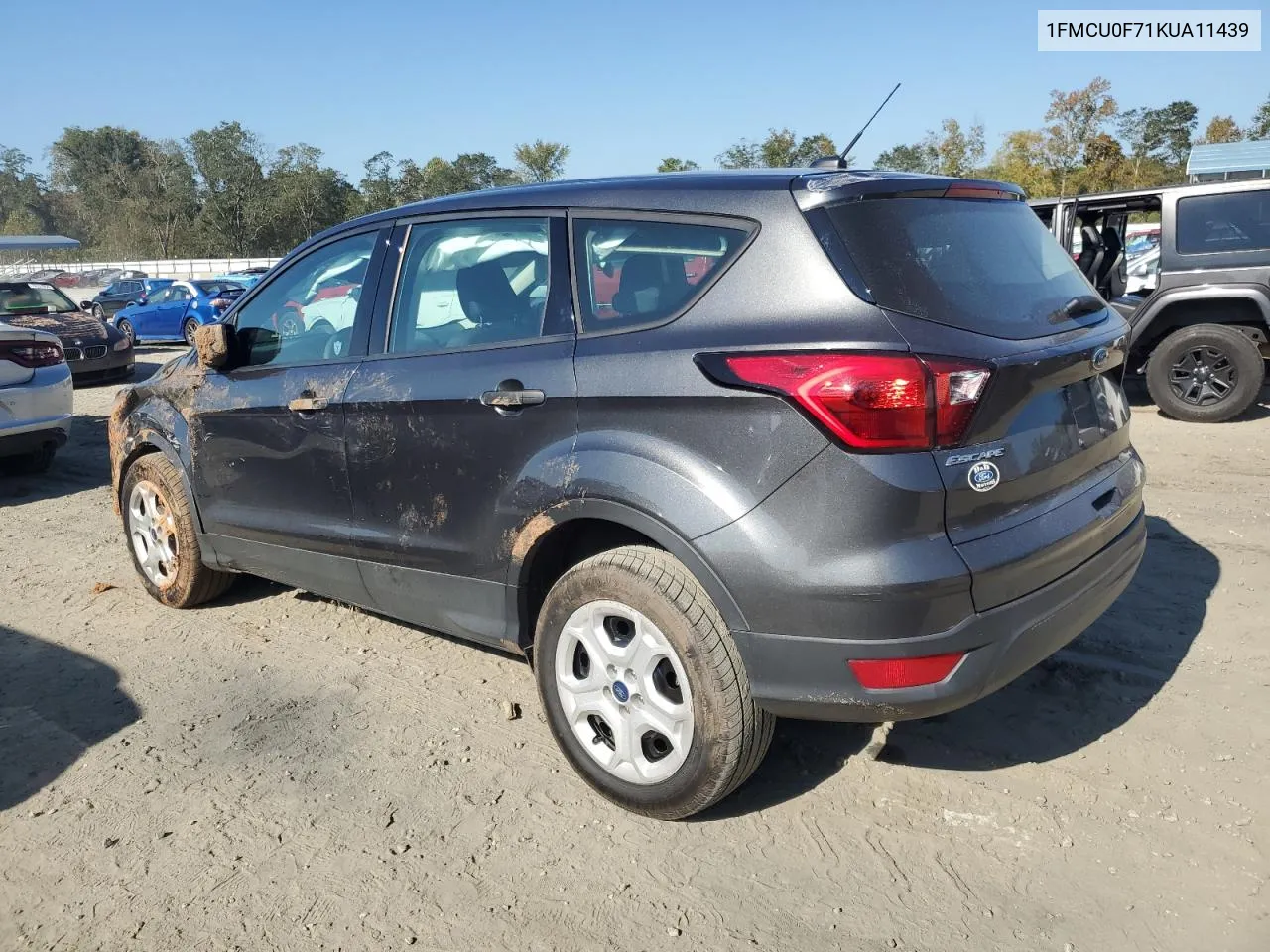 2019 Ford Escape S VIN: 1FMCU0F71KUA11439 Lot: 74448144