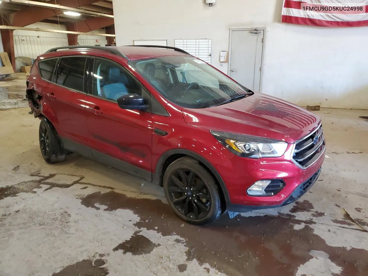 2019 Ford Escape Se VIN: 1FMCU9GD5KUC24998 Lot: 74495254