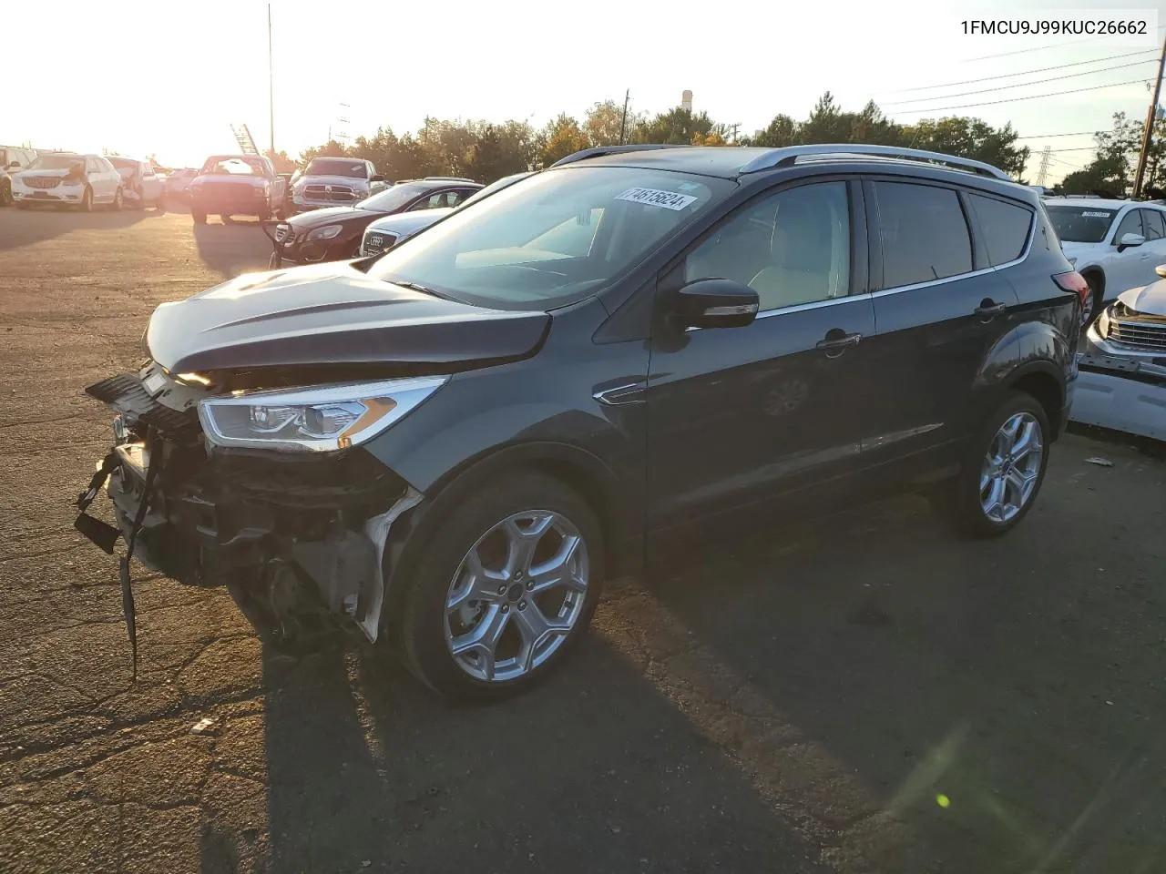 2019 Ford Escape Titanium VIN: 1FMCU9J99KUC26662 Lot: 74615624