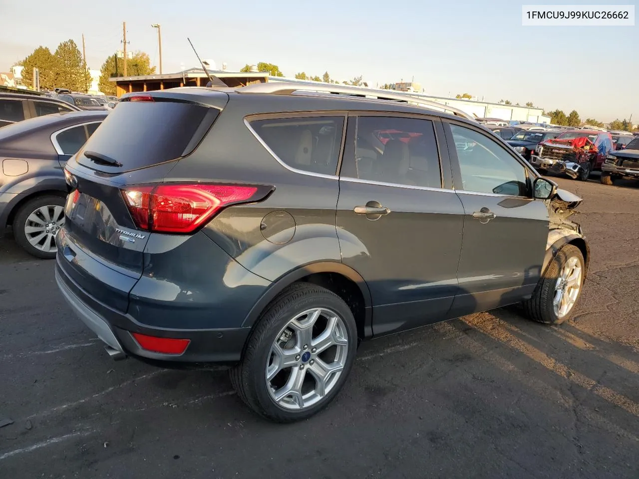 2019 Ford Escape Titanium VIN: 1FMCU9J99KUC26662 Lot: 74615624