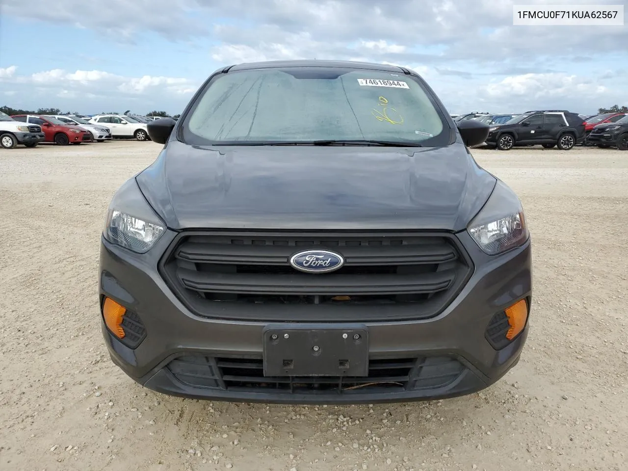 2019 Ford Escape S VIN: 1FMCU0F71KUA62567 Lot: 74618944