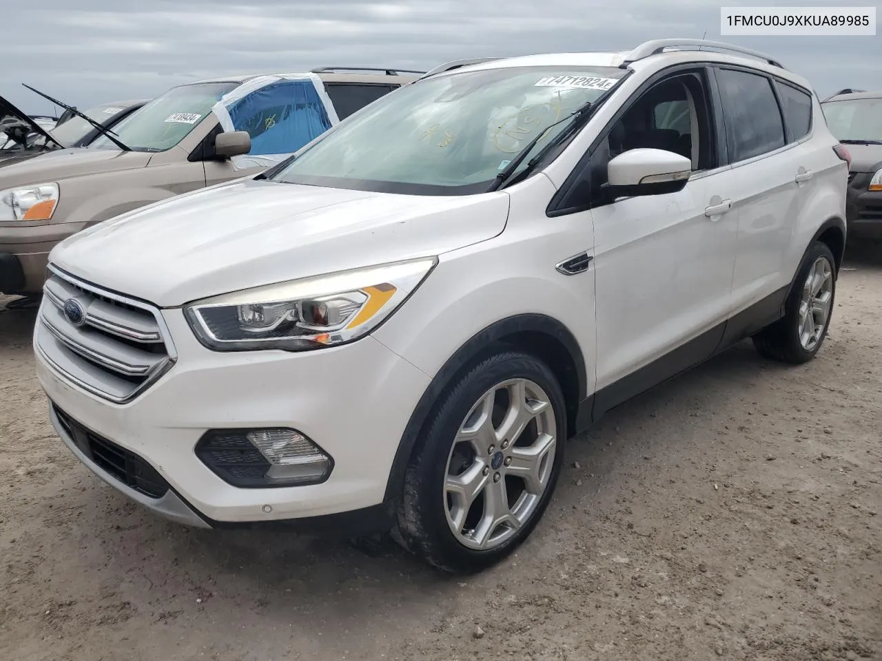 2019 Ford Escape Titanium VIN: 1FMCU0J9XKUA89985 Lot: 74712824