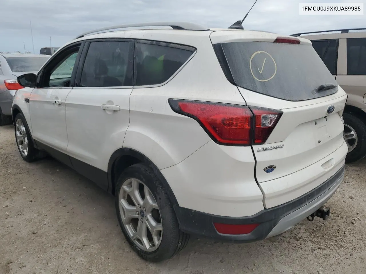 2019 Ford Escape Titanium VIN: 1FMCU0J9XKUA89985 Lot: 74712824