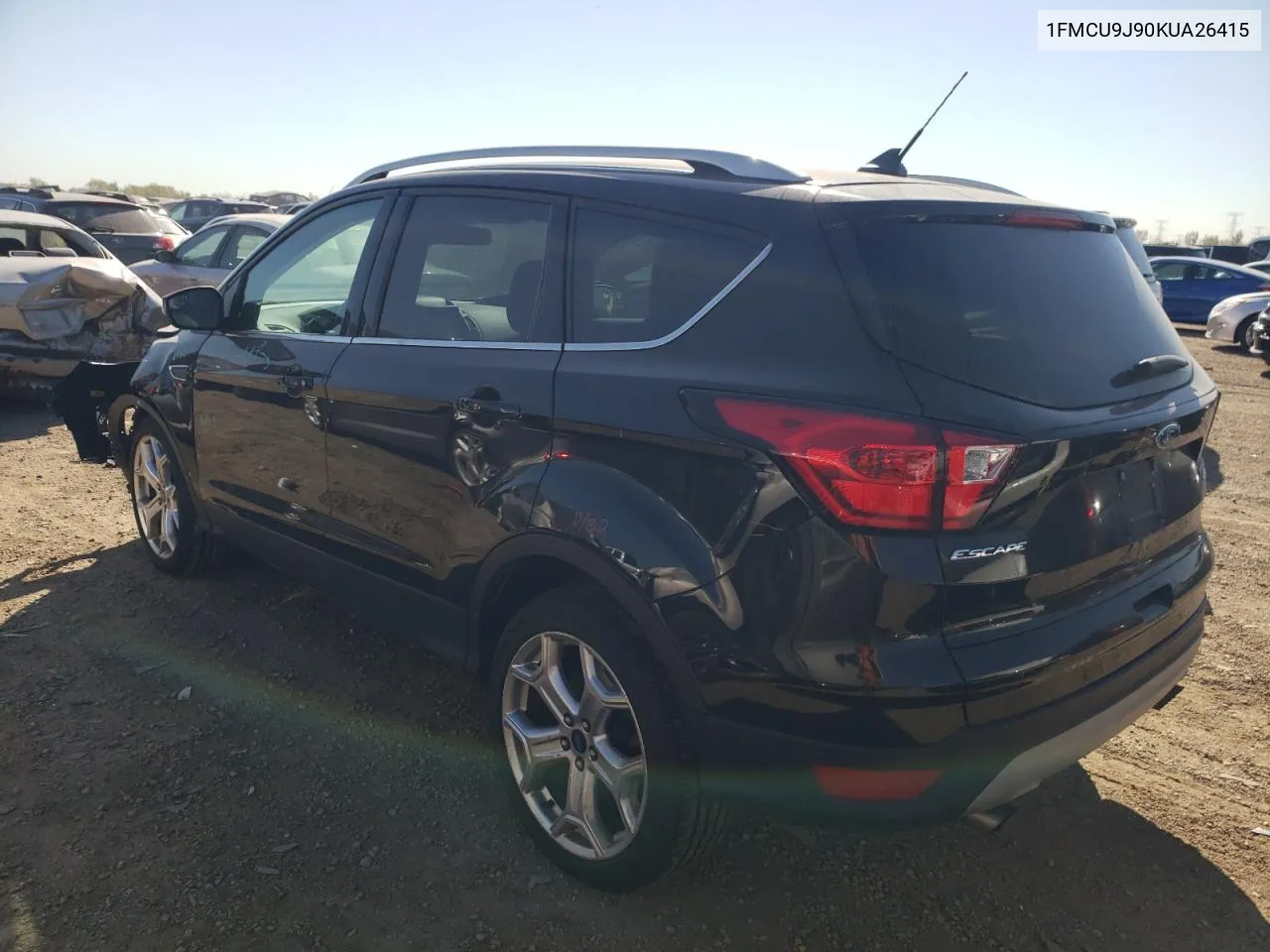 2019 Ford Escape Titanium VIN: 1FMCU9J90KUA26415 Lot: 74729584