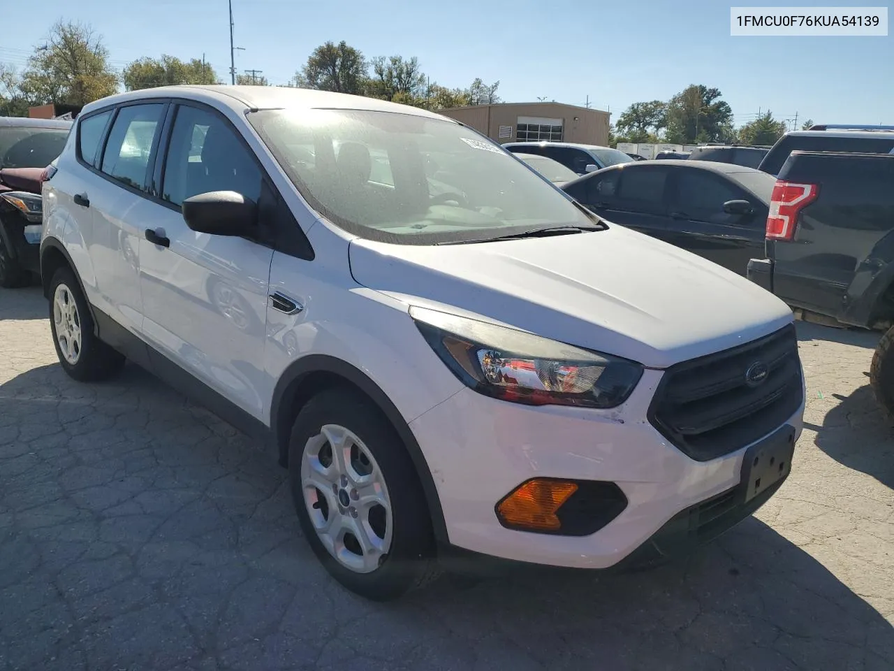 2019 Ford Escape S VIN: 1FMCU0F76KUA54139 Lot: 74836154