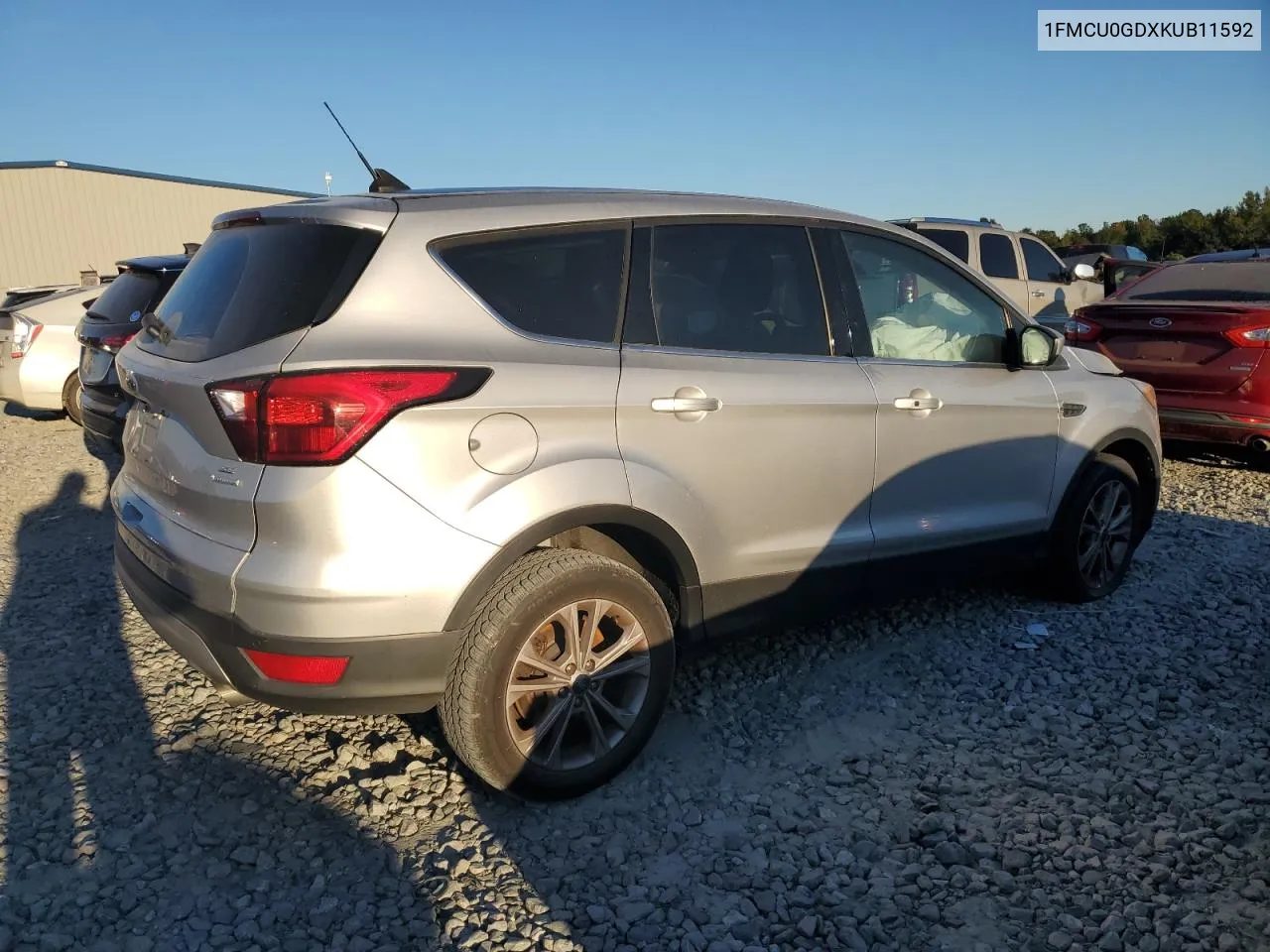 2019 Ford Escape Se VIN: 1FMCU0GDXKUB11592 Lot: 74999794