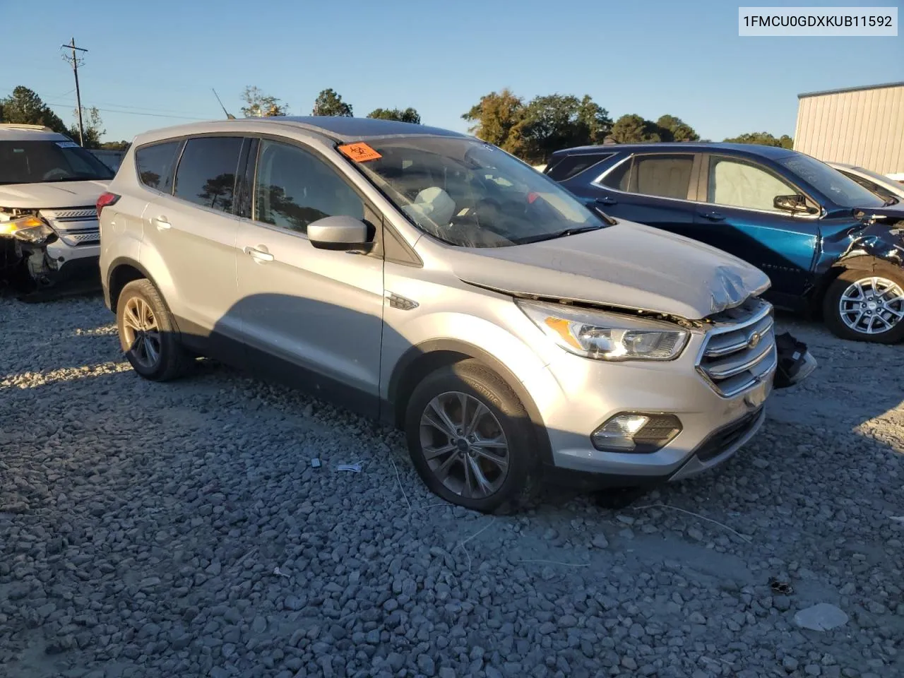 2019 Ford Escape Se VIN: 1FMCU0GDXKUB11592 Lot: 74999794