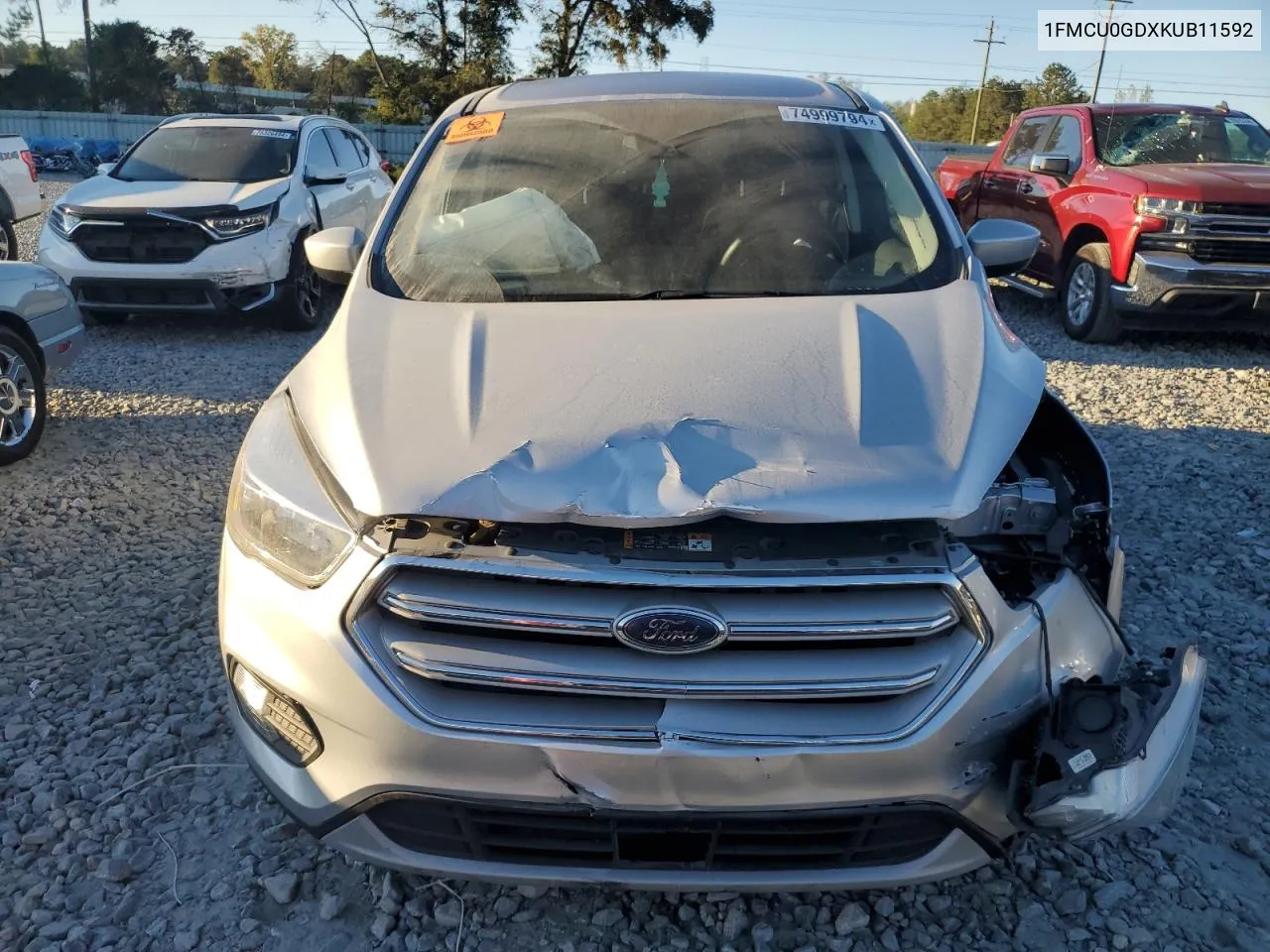 2019 Ford Escape Se VIN: 1FMCU0GDXKUB11592 Lot: 74999794