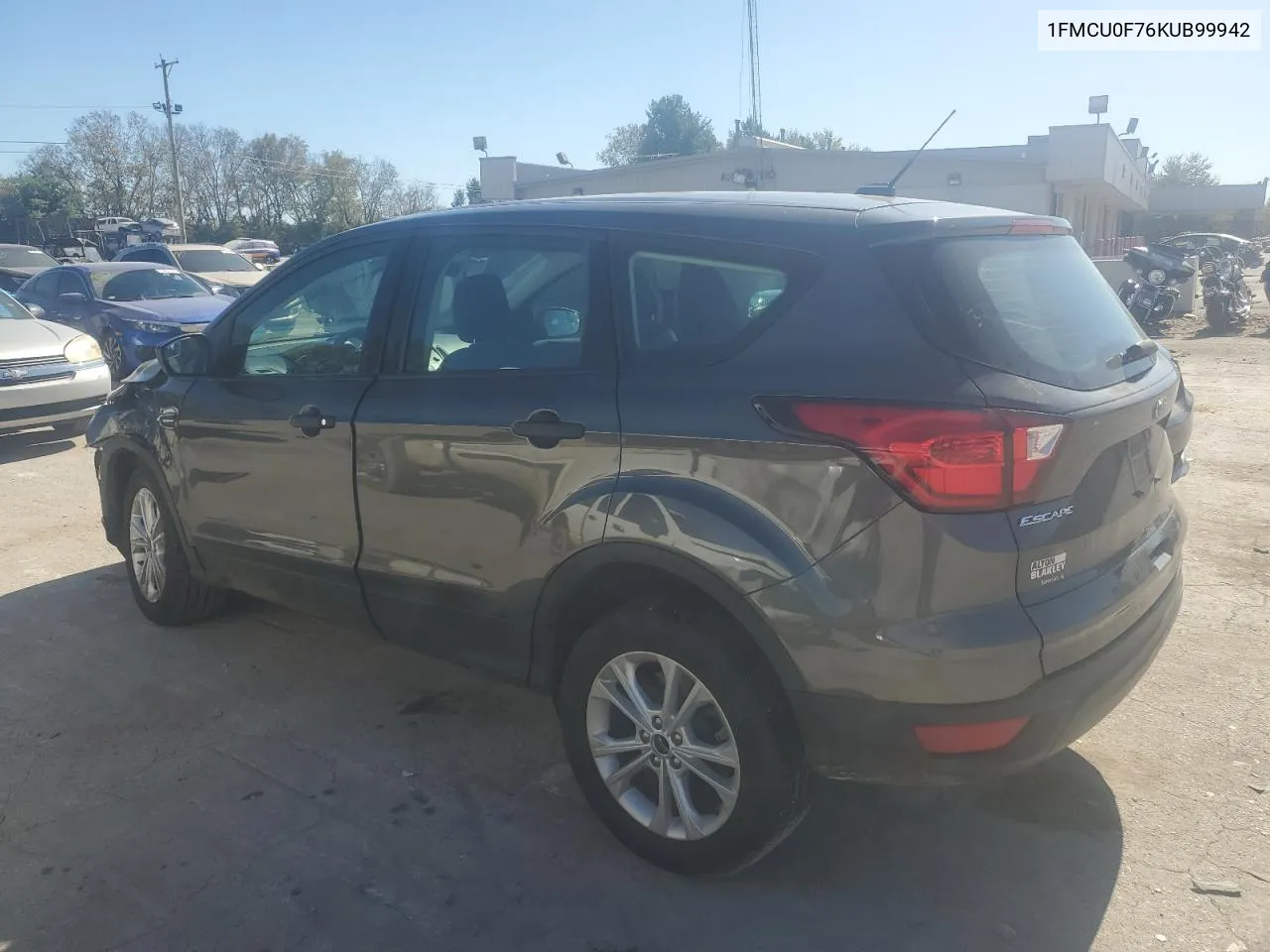 2019 Ford Escape S VIN: 1FMCU0F76KUB99942 Lot: 75211954