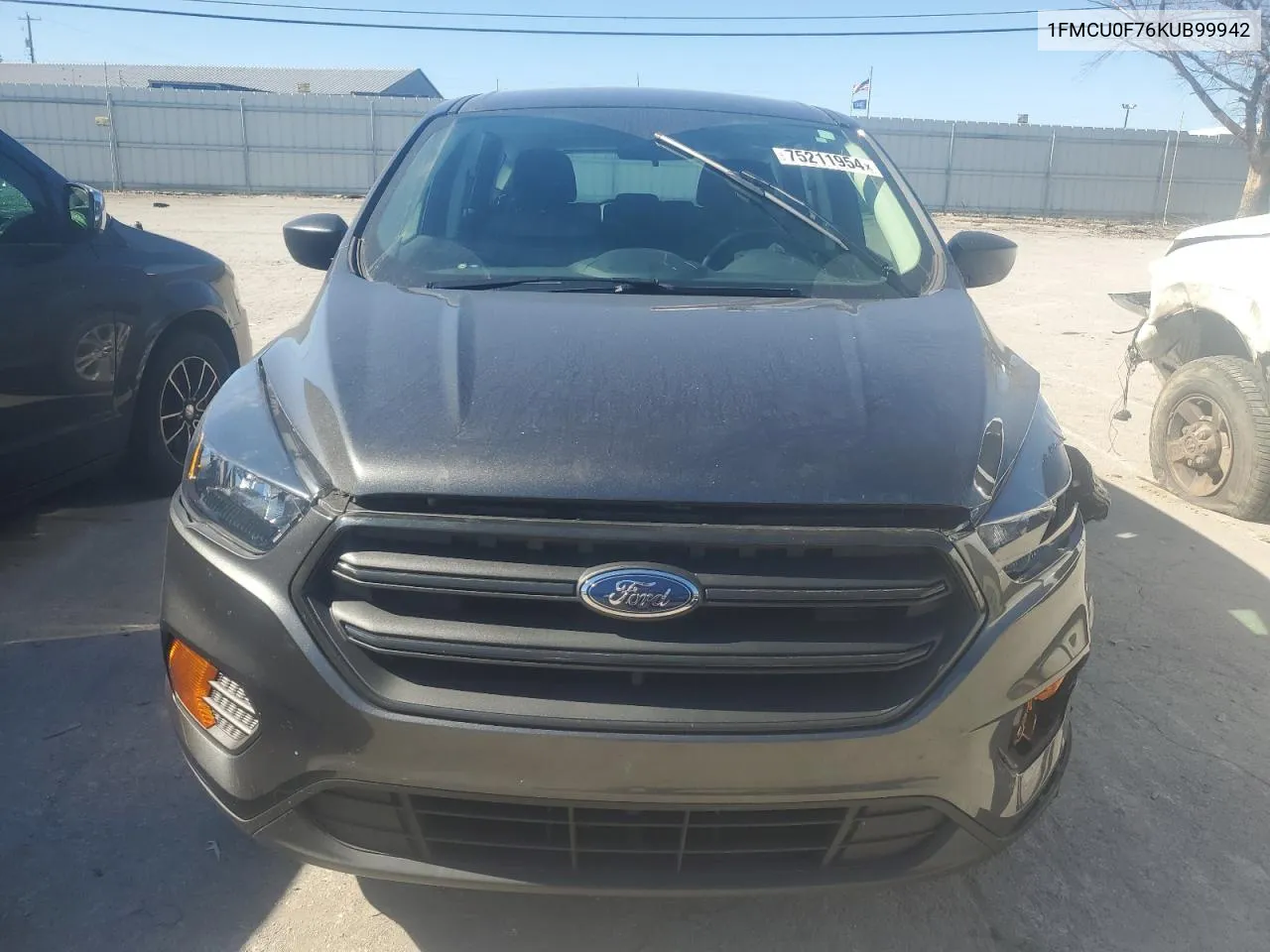 2019 Ford Escape S VIN: 1FMCU0F76KUB99942 Lot: 75211954