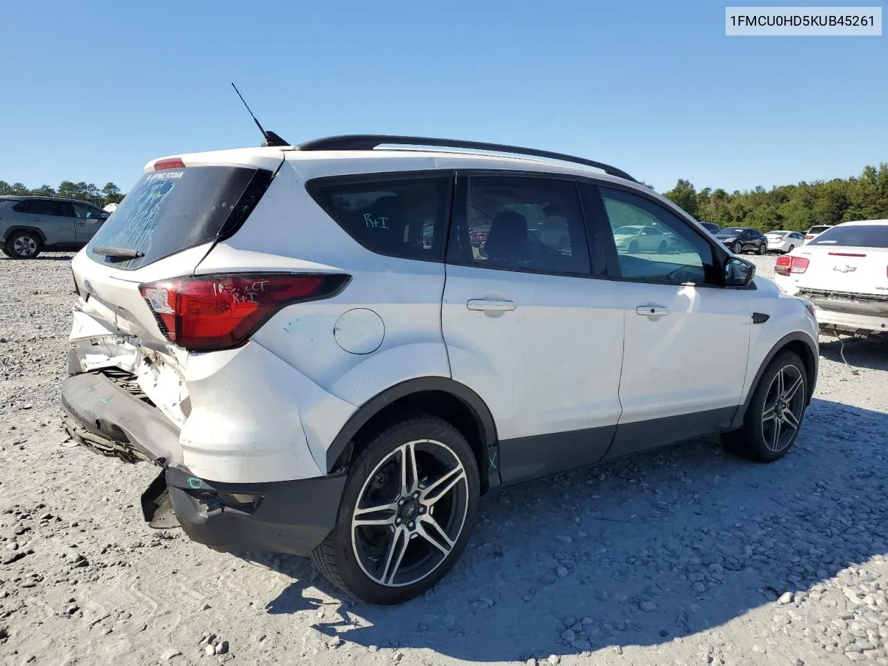 2019 Ford Escape Sel VIN: 1FMCU0HD5KUB45261 Lot: 75253384