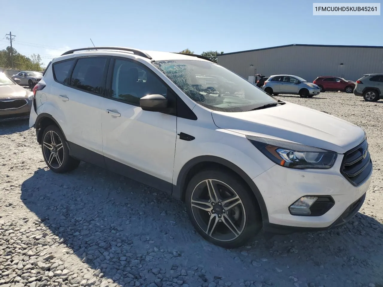 2019 Ford Escape Sel VIN: 1FMCU0HD5KUB45261 Lot: 75253384