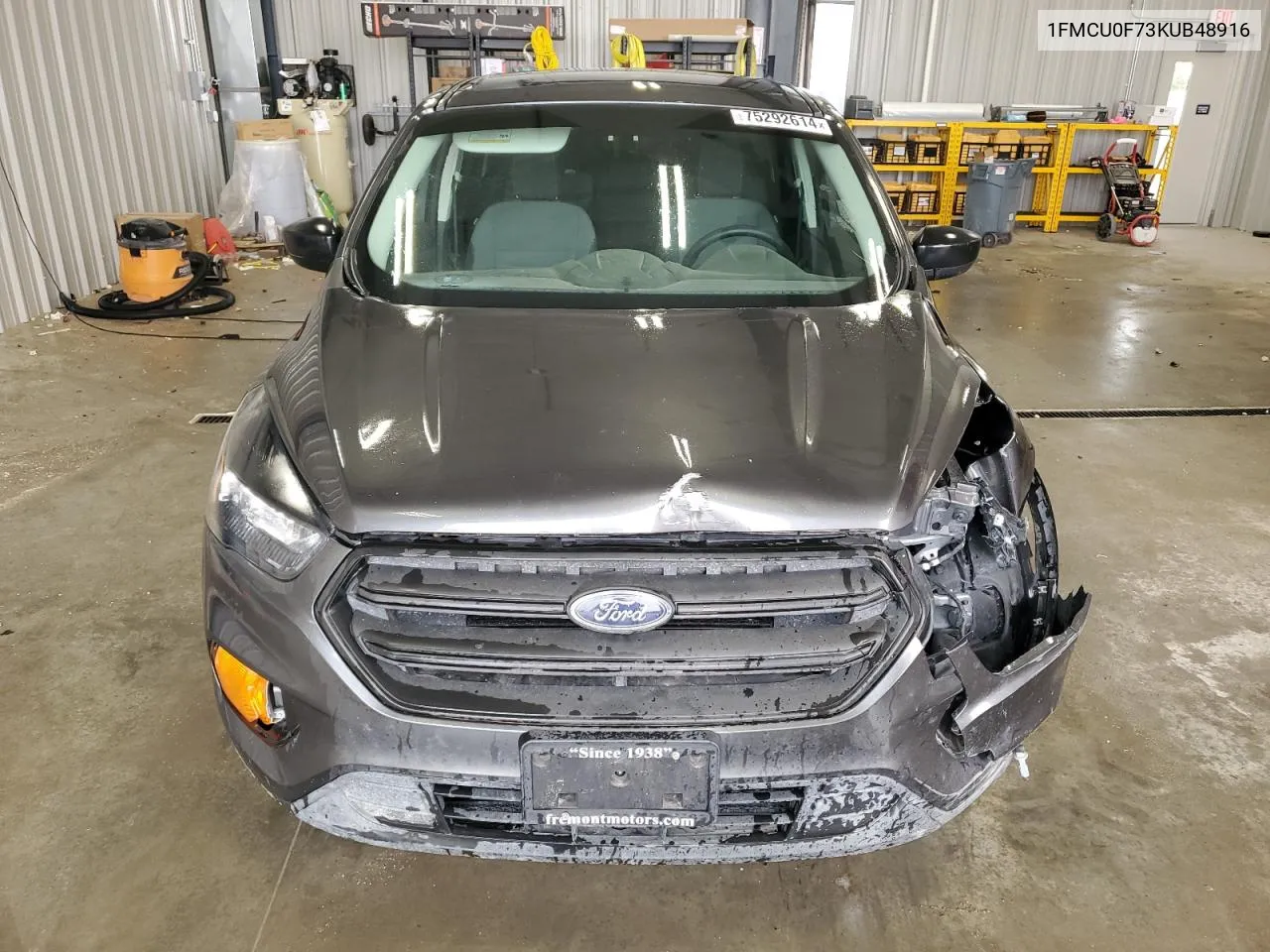 2019 Ford Escape S VIN: 1FMCU0F73KUB48916 Lot: 75292614