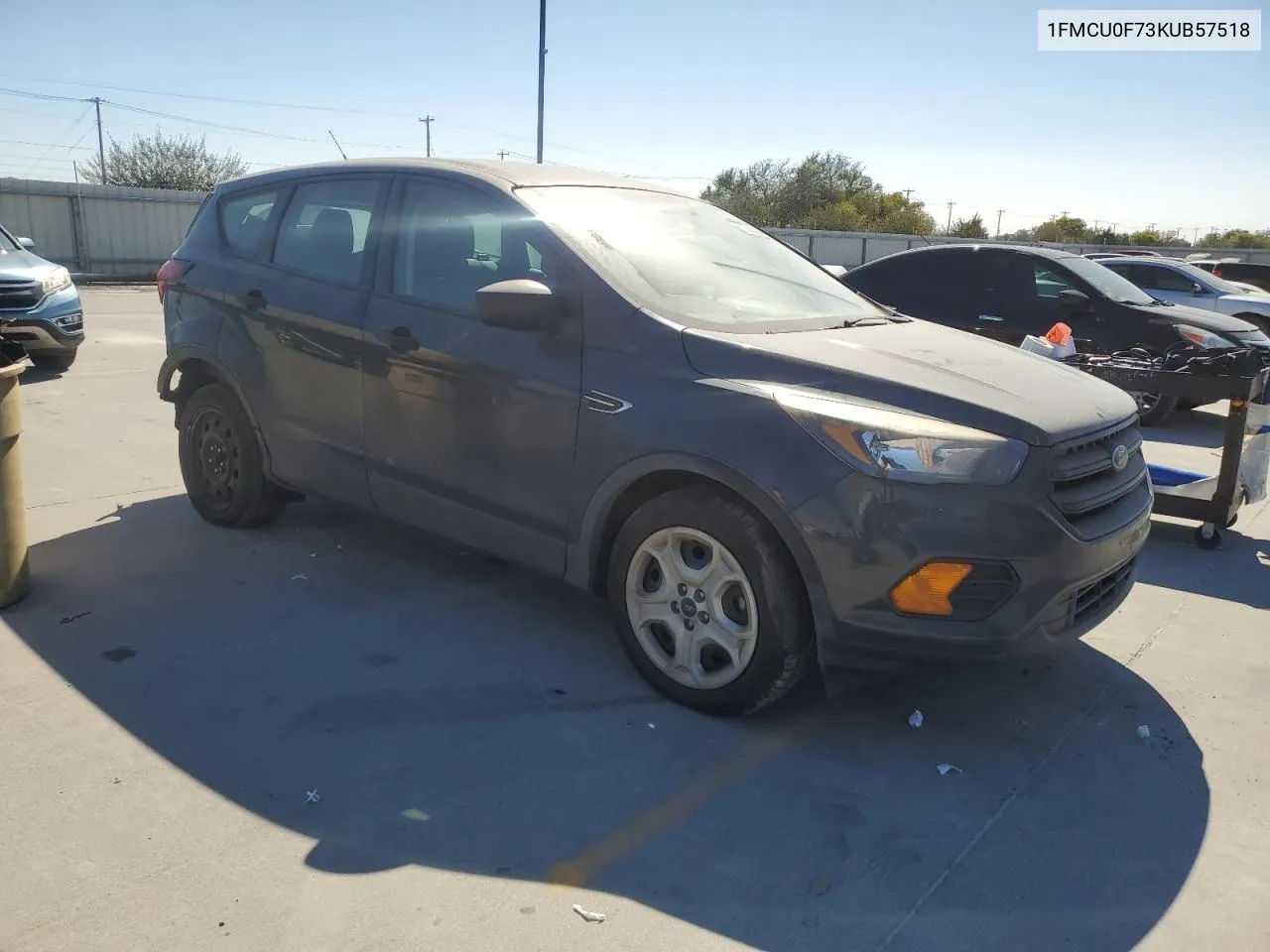 2019 Ford Escape S VIN: 1FMCU0F73KUB57518 Lot: 75382834