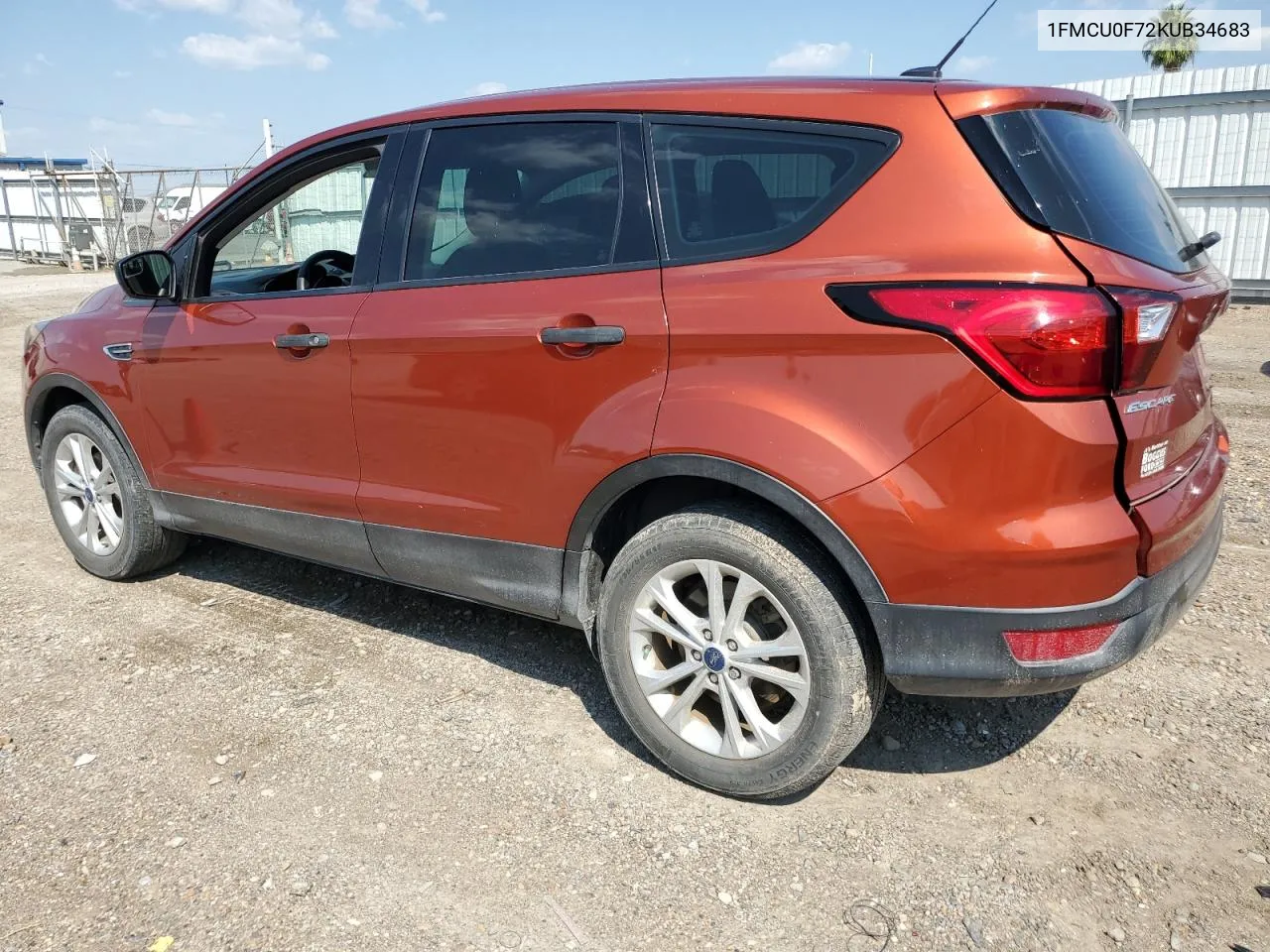 2019 Ford Escape S VIN: 1FMCU0F72KUB34683 Lot: 75416934