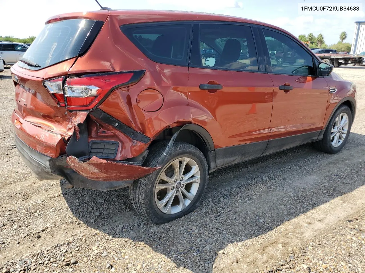 2019 Ford Escape S VIN: 1FMCU0F72KUB34683 Lot: 75416934